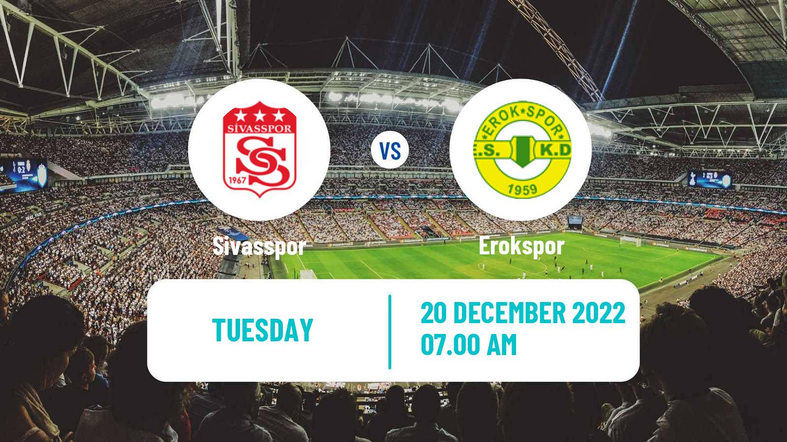 Soccer Turkish Cup Sivasspor - Erokspor