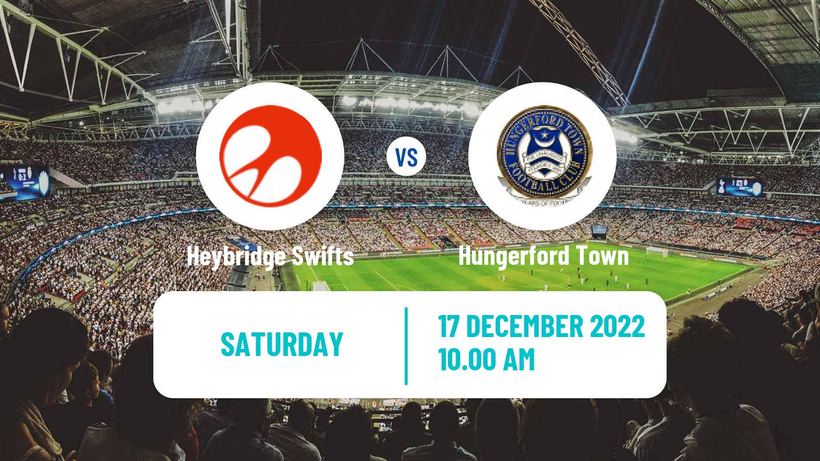 Soccer English FA Trophy Heybridge Swifts - Hungerford Town