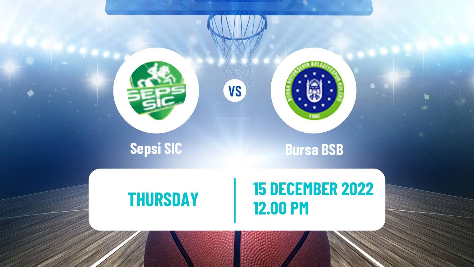 Basketball Eurocup Women Sepsi SIC - Bursa BSB