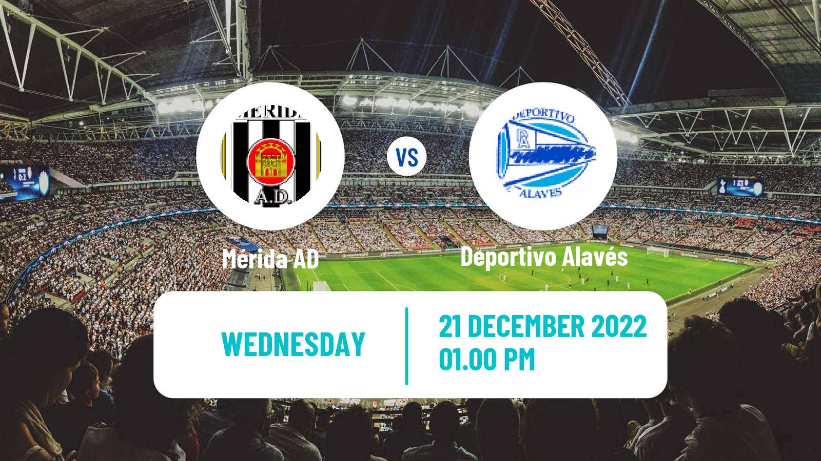 Soccer Spanish Copa del Rey Mérida AD - Deportivo Alavés