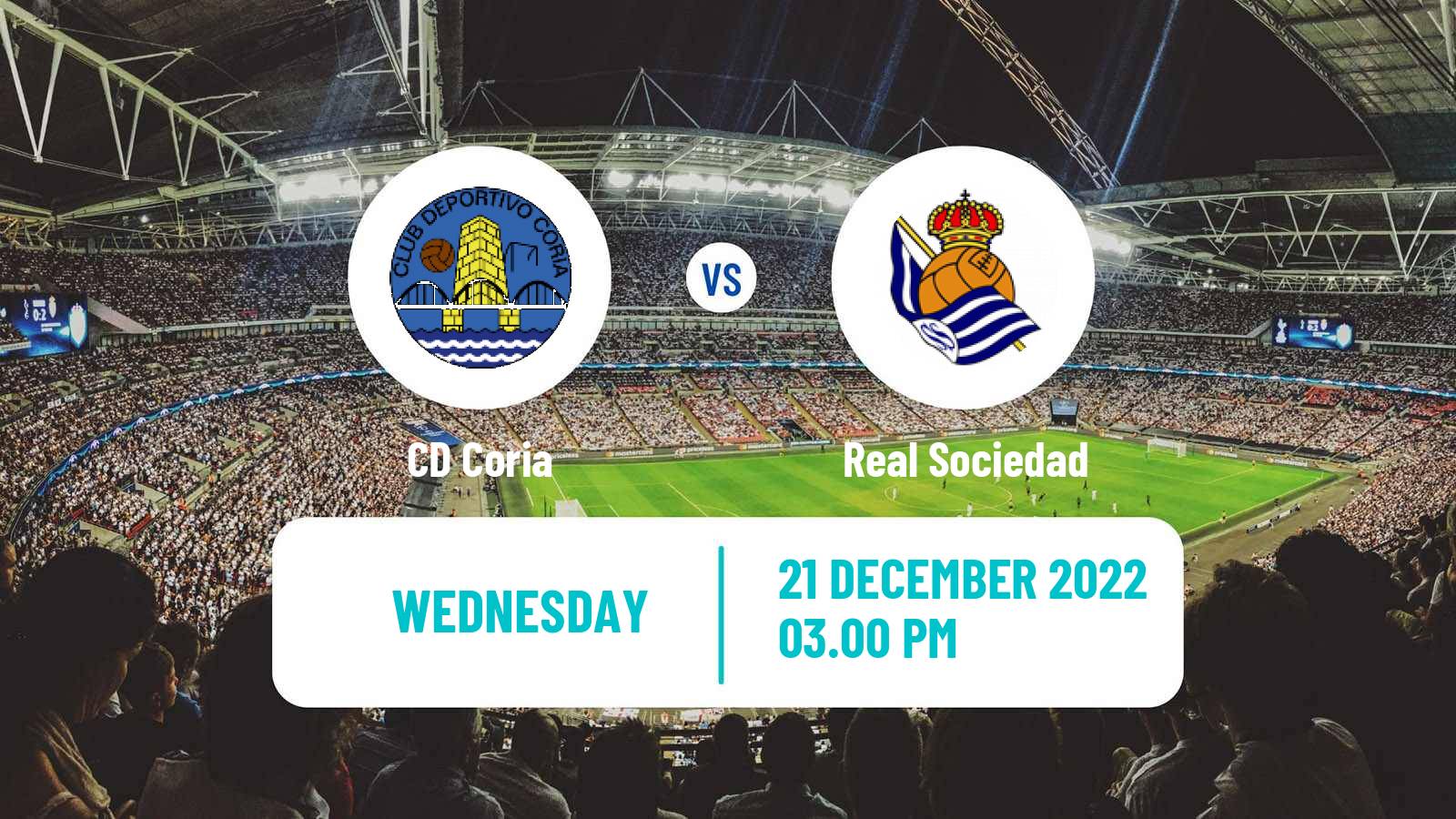 Soccer Spanish Copa del Rey Coria - Real Sociedad