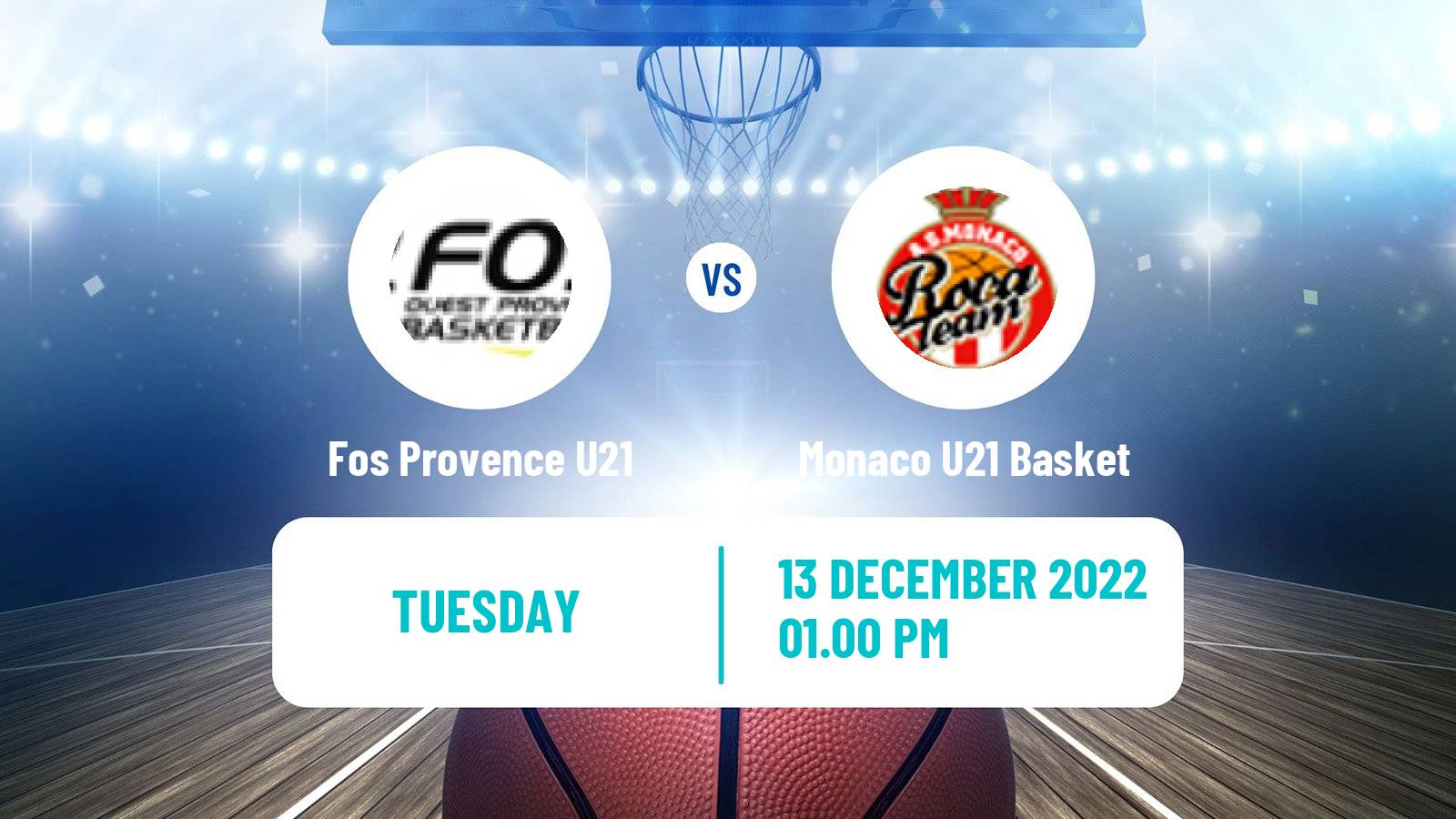 Basketball French Espoirs U21 Basketball Fos Provence U21 - Monaco U21 Basket