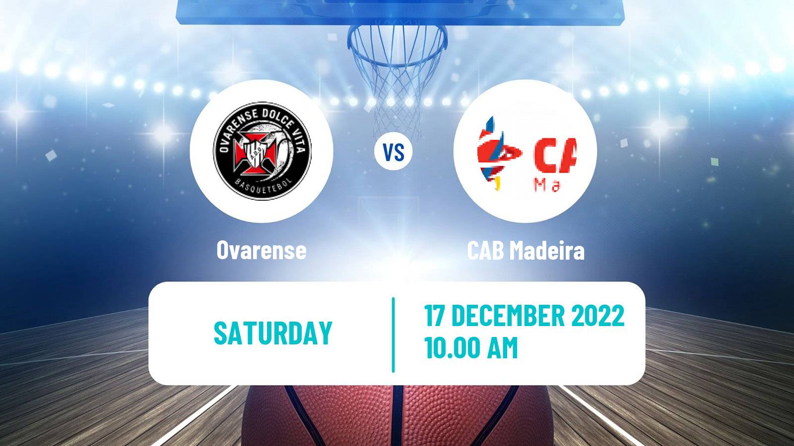 Basketball Portuguese LPB Ovarense - Madeira