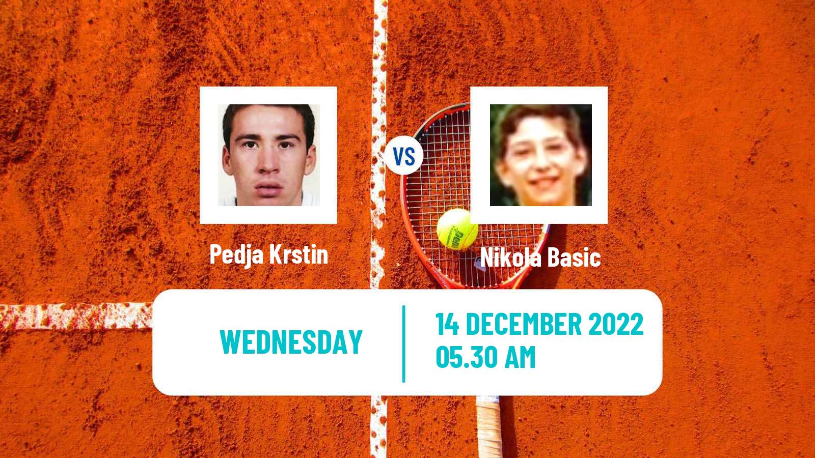 Tennis ITF Tournaments Pedja Krstin - Nikola Basic
