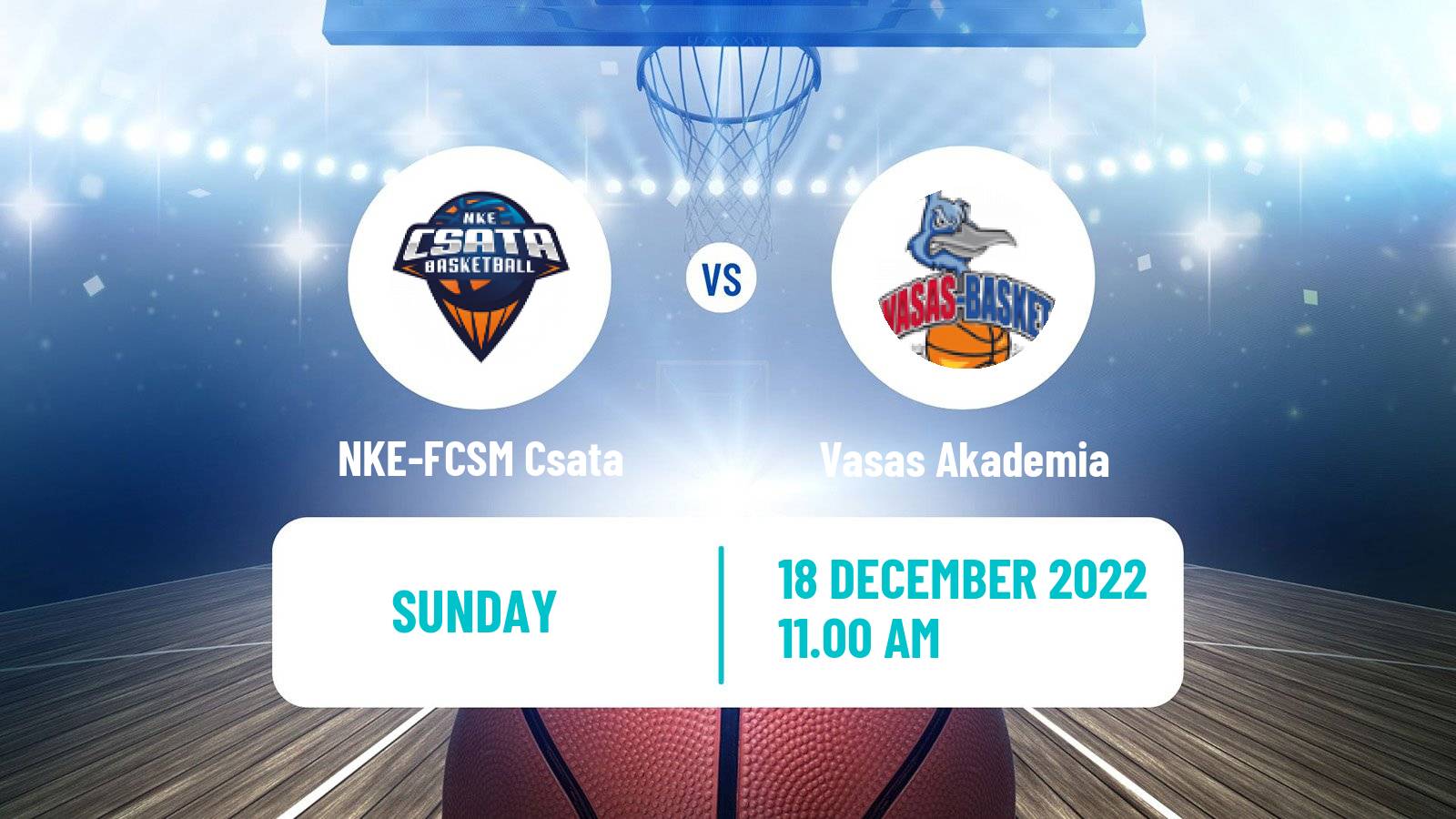 Basketball Hungarian NB I Basketball Women NKE-FCSM Csata - Vasas Akademia