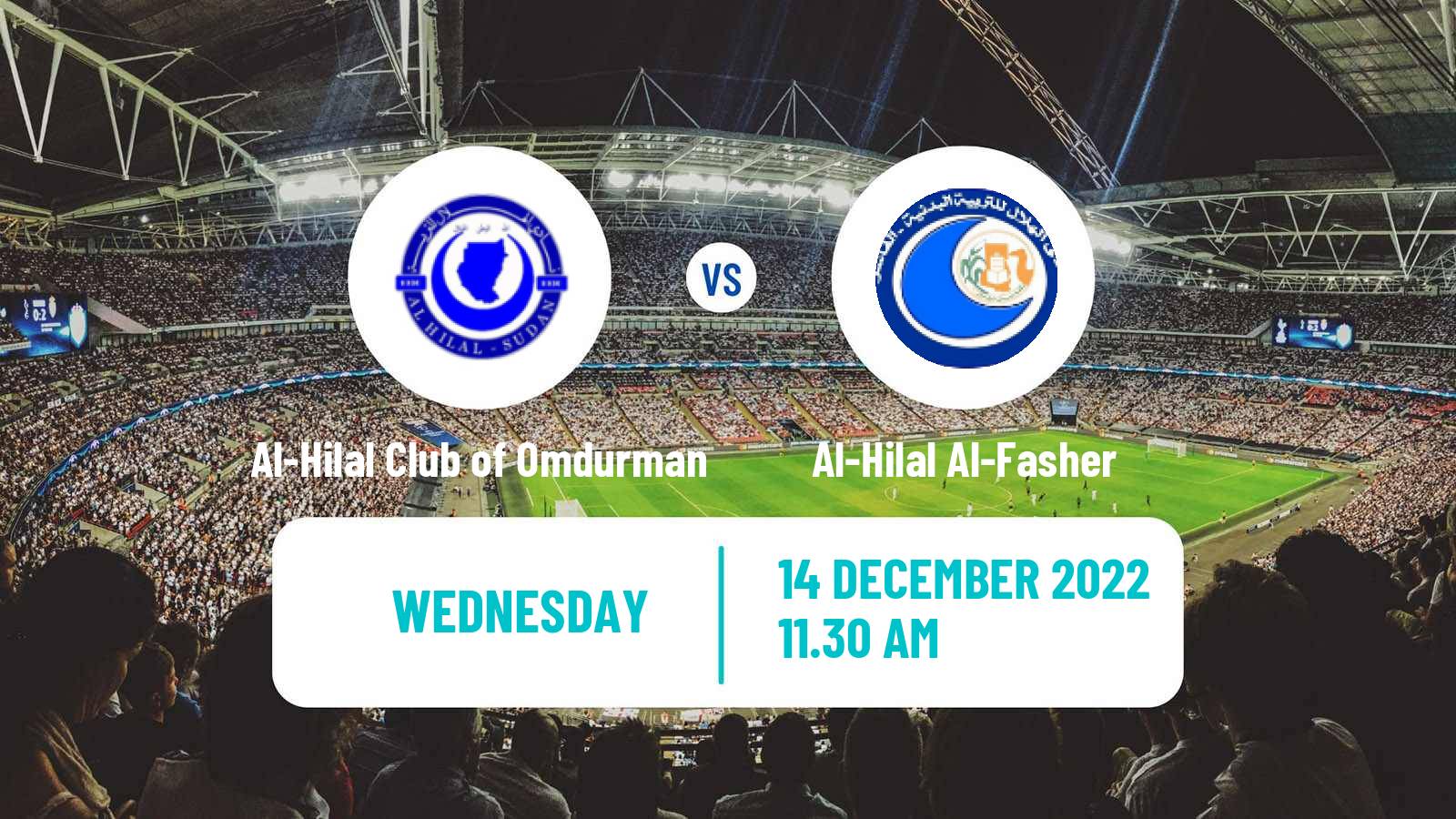 Soccer Sudan Premier League Al-Hilal Club of Omdurman - Al-Hilal Al-Fasher