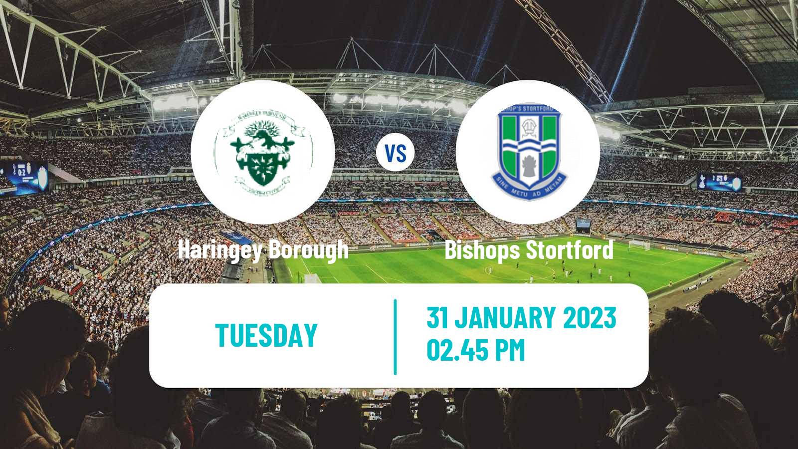 Football English Isthmian League Premier Division Haringey Borough - Bishops Stortford