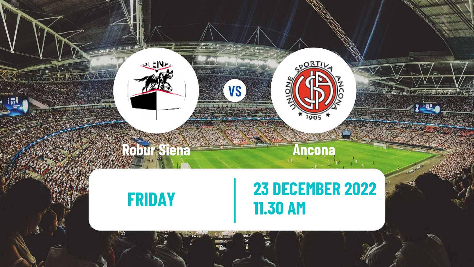 Soccer Italian Serie C Group B Siena - Ancona
