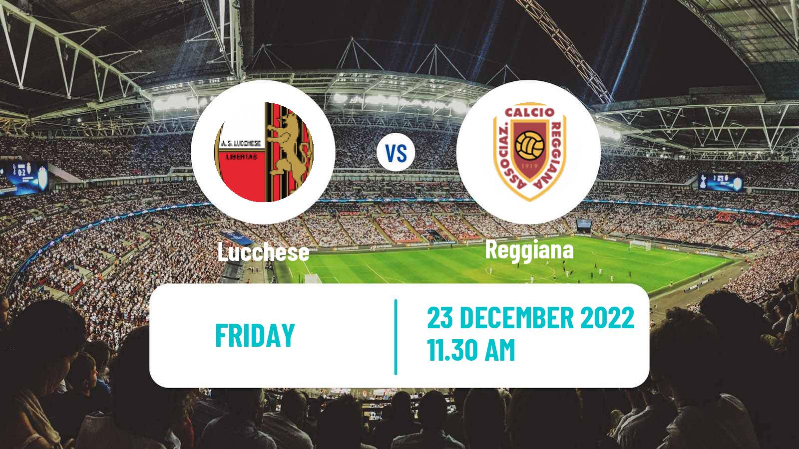 Soccer Italian Serie C Group B Lucchese - Reggiana