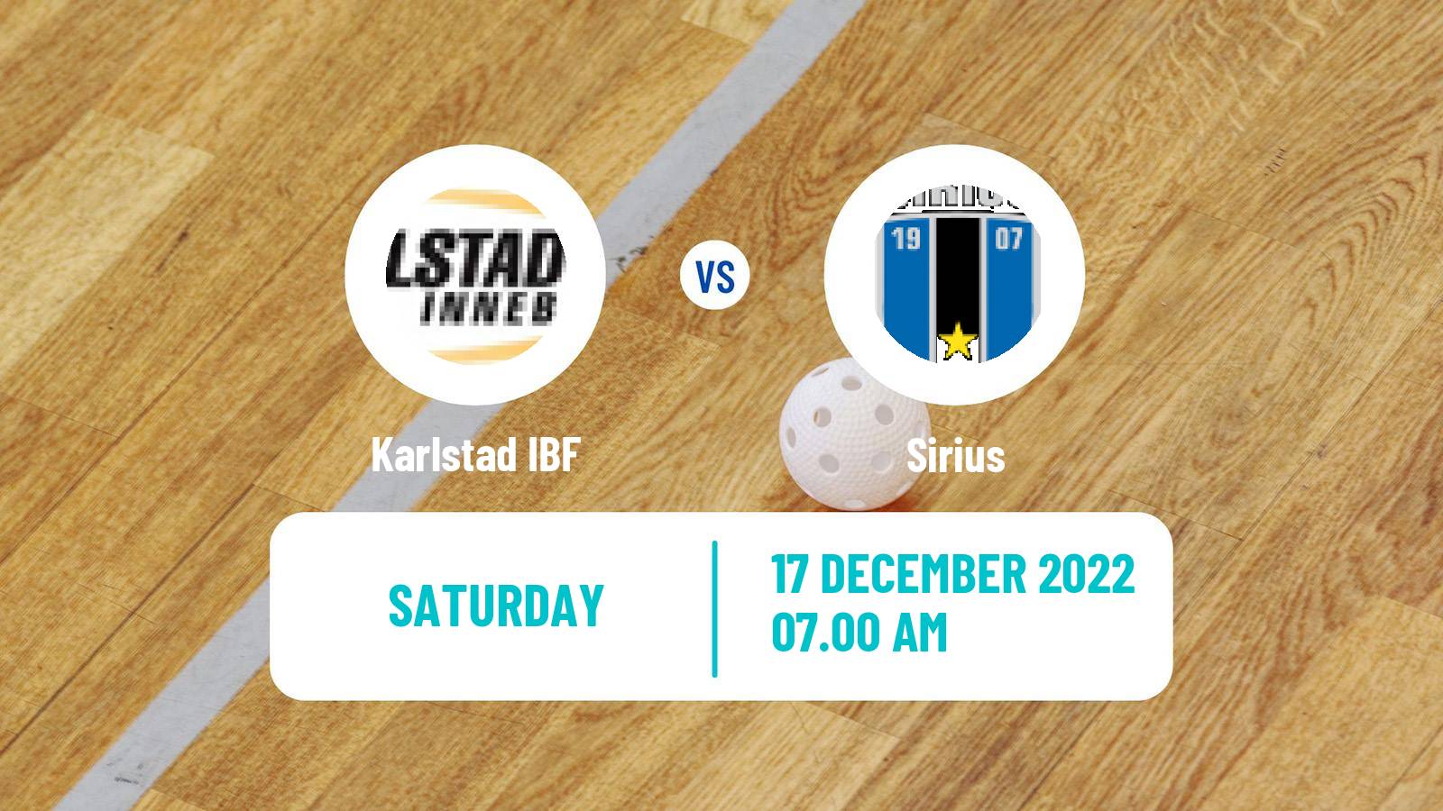Floorball Swedish Superligan Floorball Women Karlstad IBF - Sirius