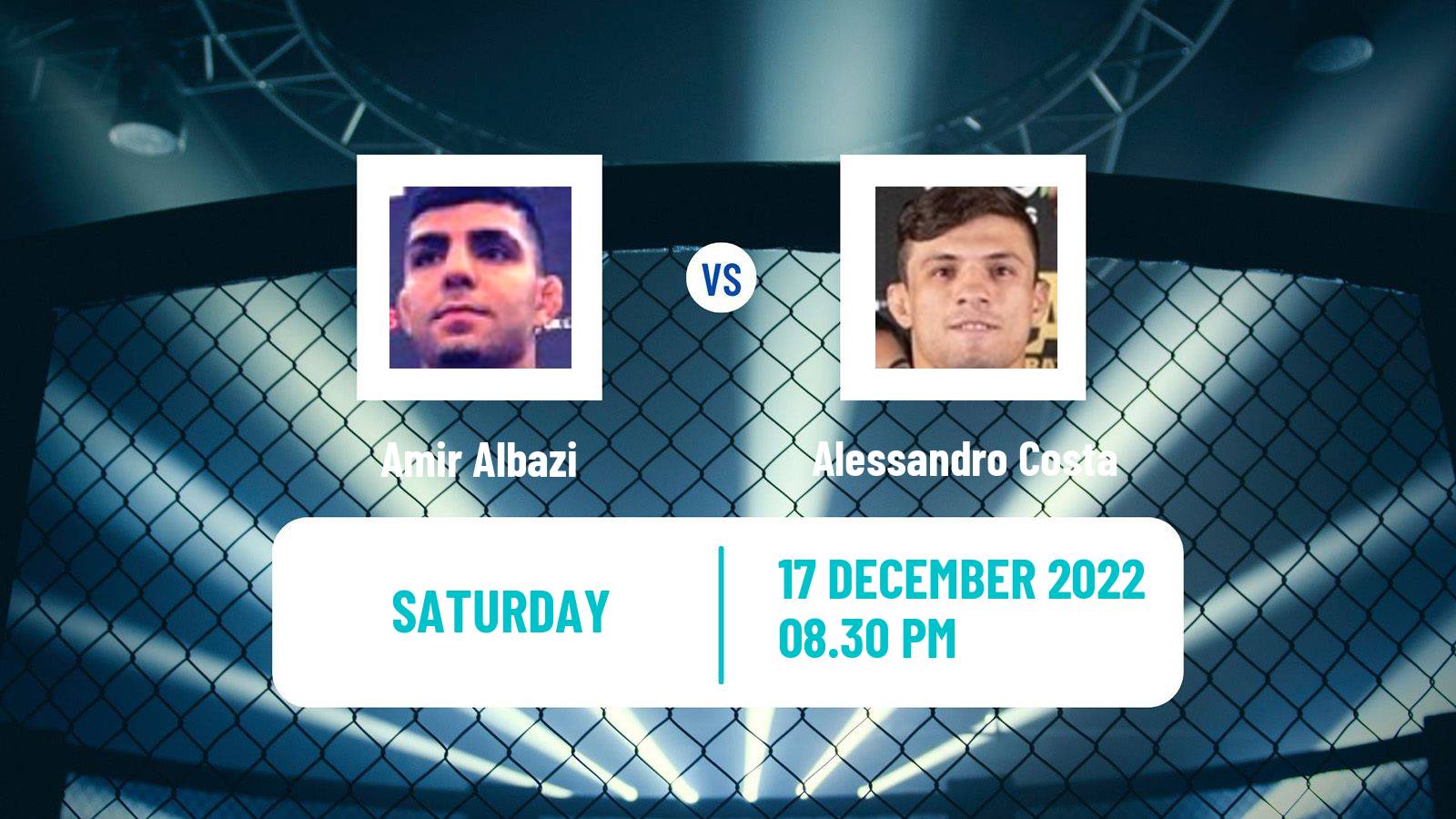 MMA MMA Amir Albazi - Alessandro Costa