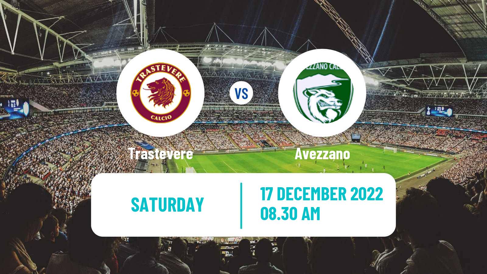 Soccer Italian Serie D - Group F Trastevere - Avezzano