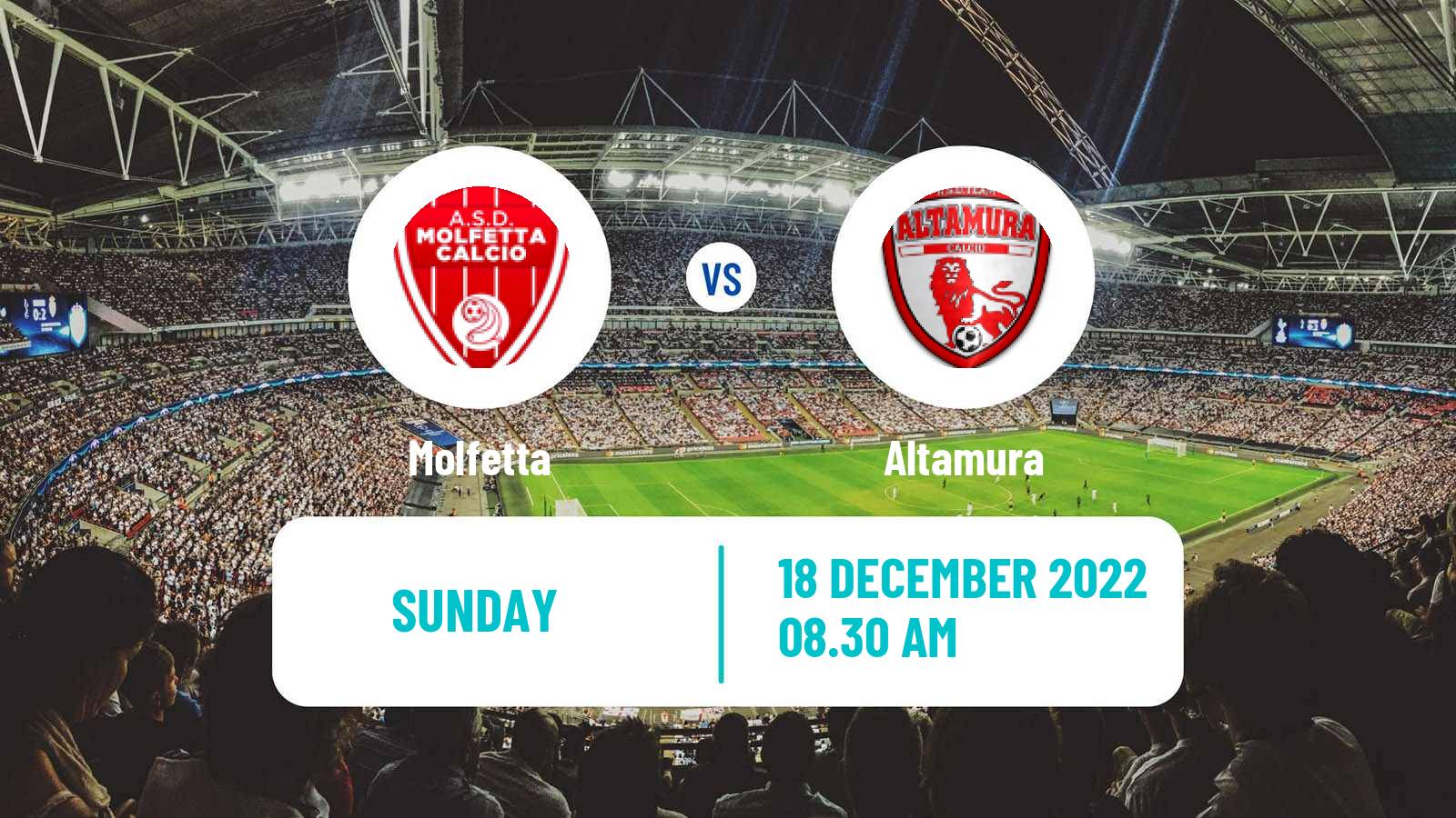 Soccer Italian Serie D - Group H Molfetta - Altamura