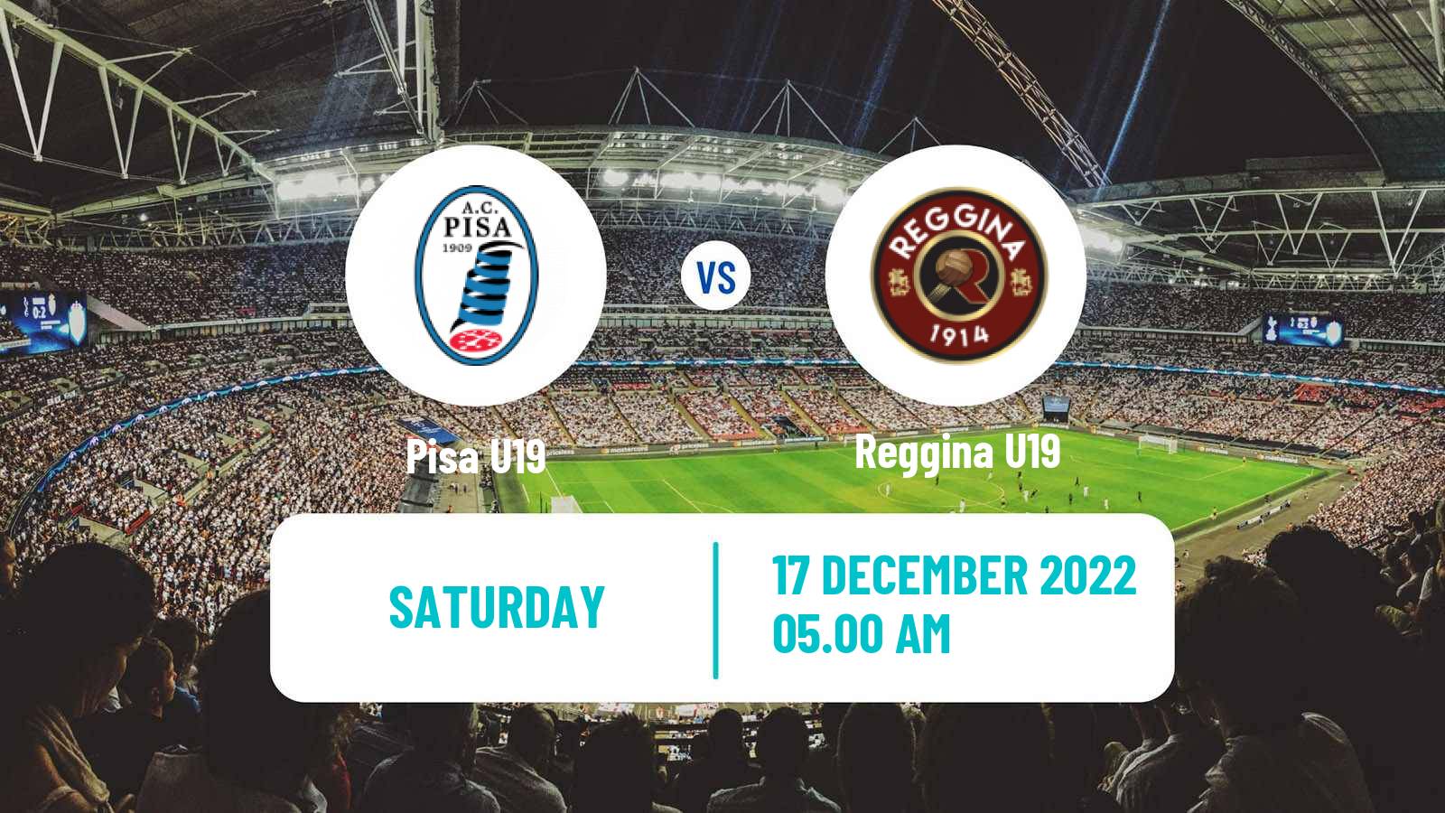 Soccer Italian Primavera 2 Pisa U19 - Reggina U19
