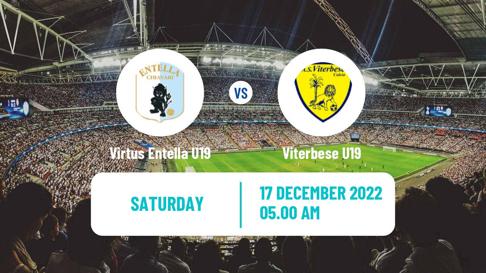 Soccer Italian Primavera 2 Virtus Entella U19 - Viterbese U19