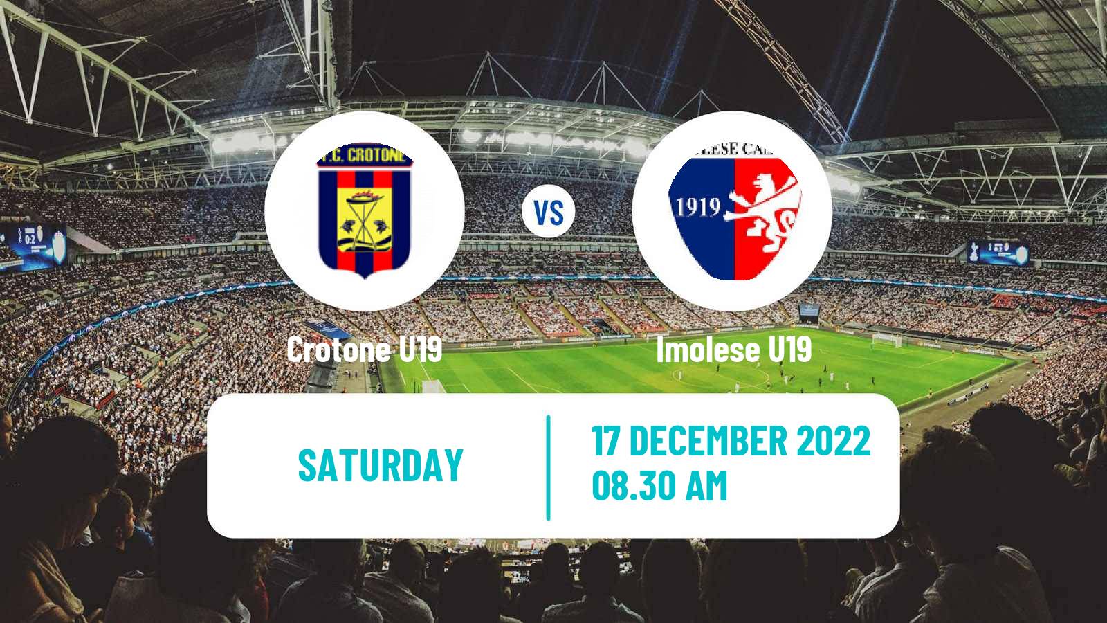 Football Italian Primavera 2 Crotone U19 - Imolese U19