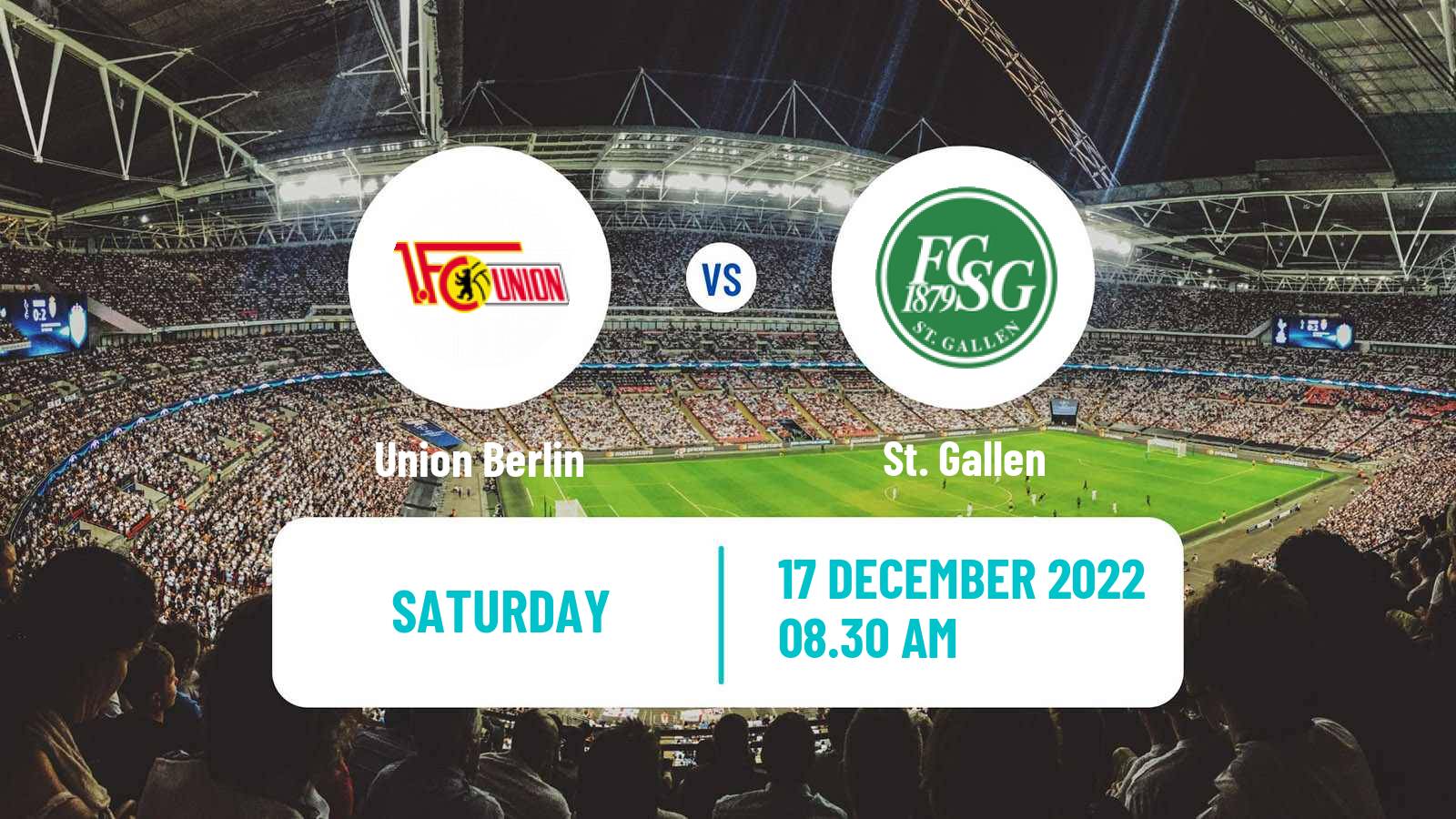 Soccer Club Friendly Union Berlin - St. Gallen