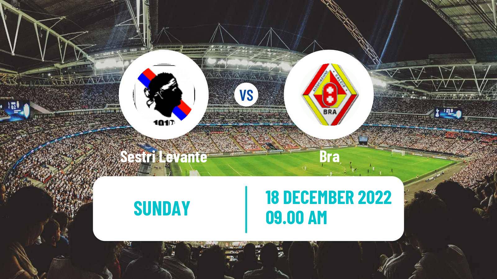 Soccer Italian Serie D - Group A Sestri Levante - Bra