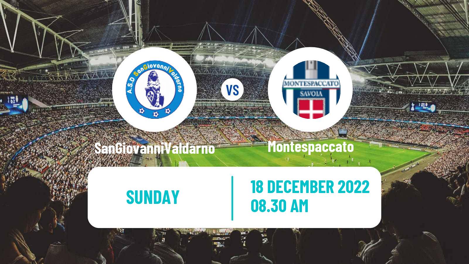 Soccer Italian Serie D - Group E SanGiovanniValdarno - Montespaccato