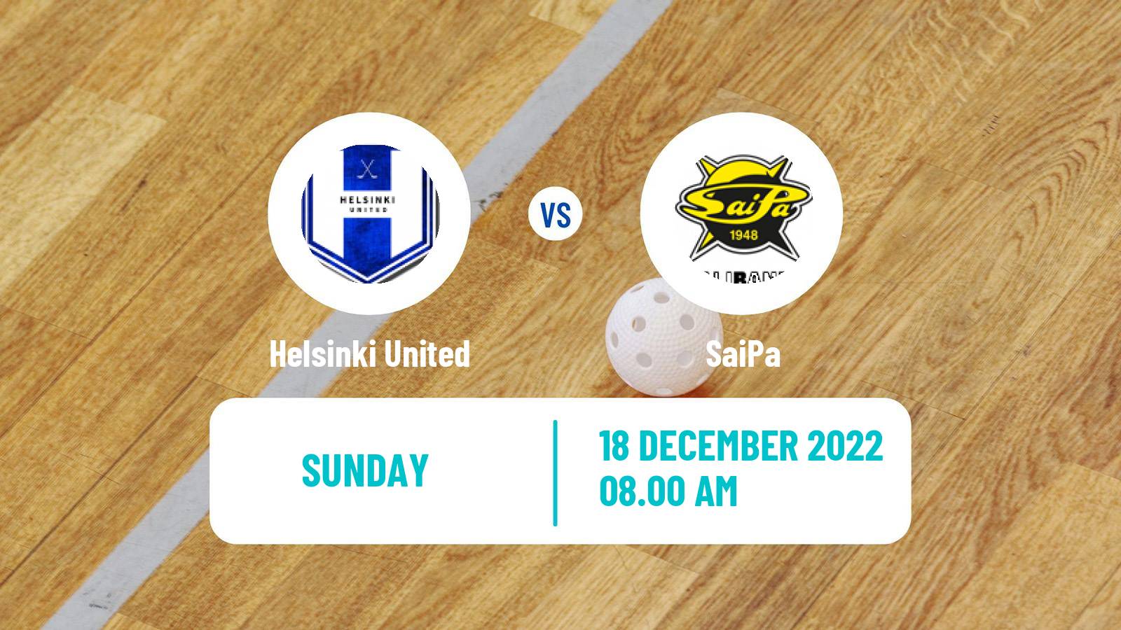 Floorball Finnish F-Liiga Women Helsinki United - SaiPa