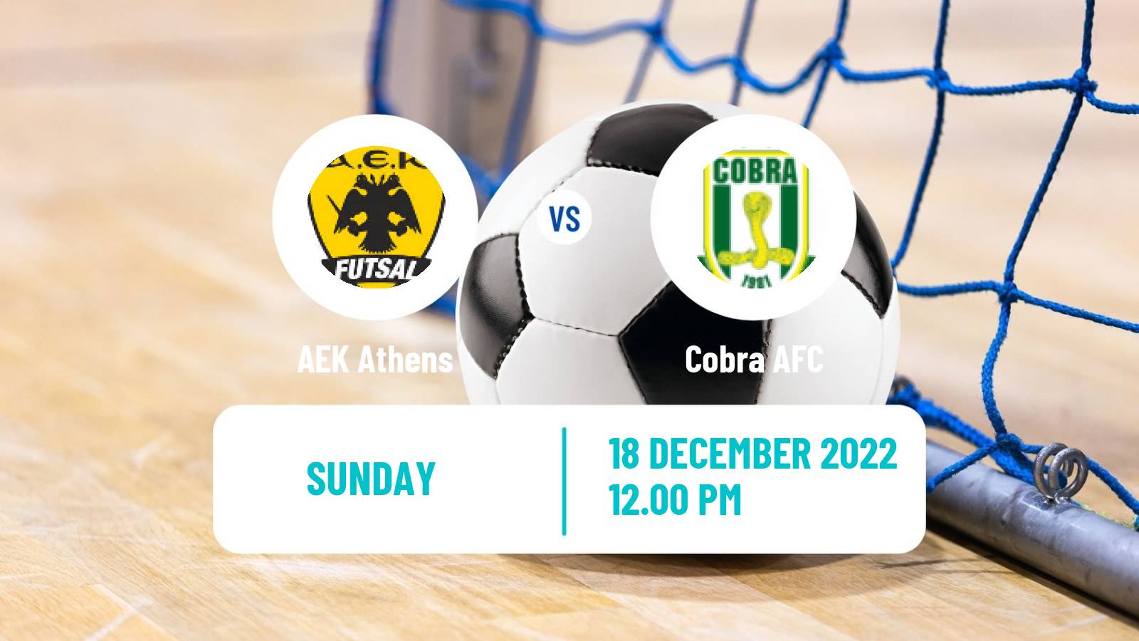 Futsal Greek Super League Futsal AEK Athens - Cobra