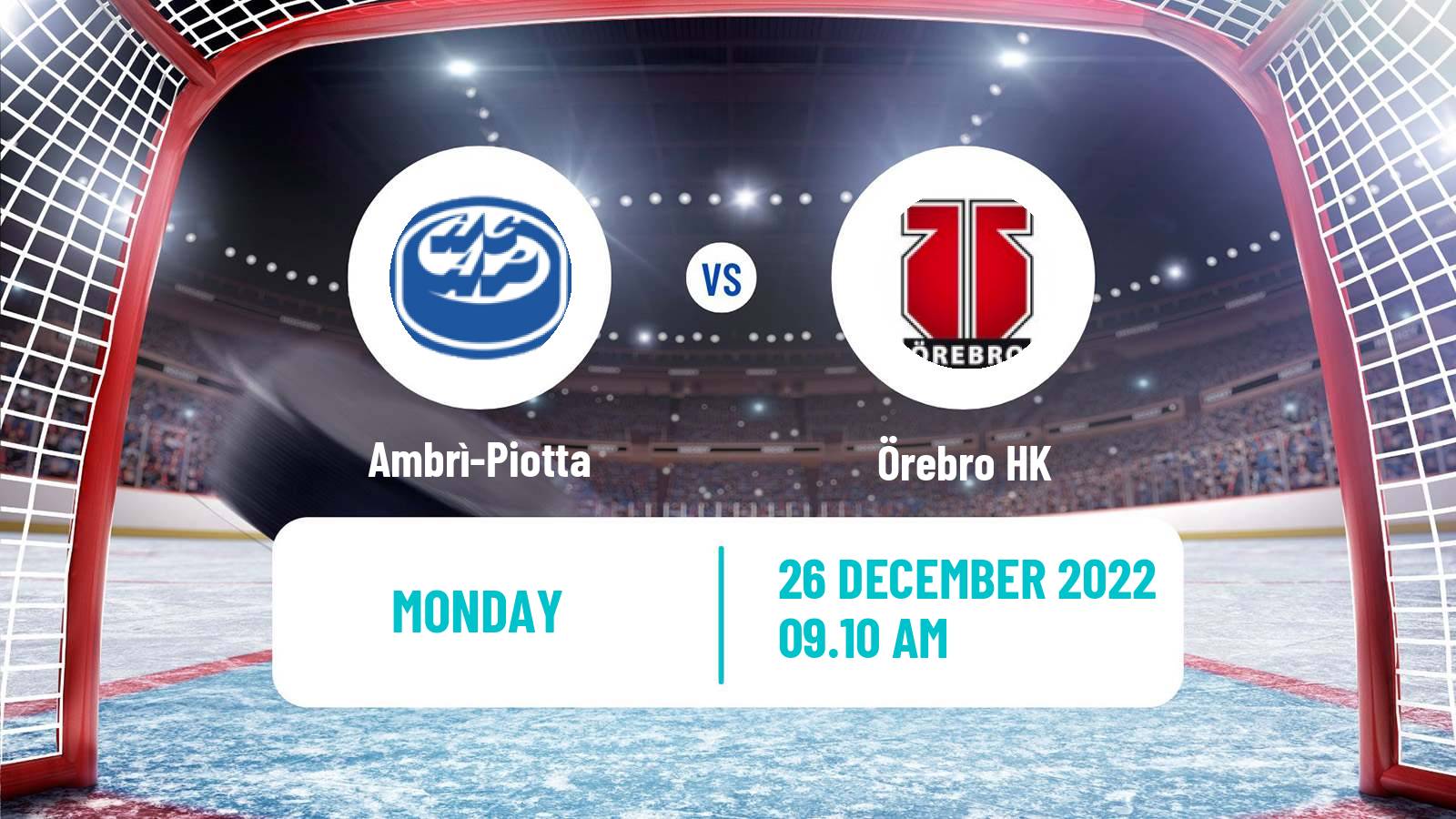 Hockey Spengler Cup Ambrì-Piotta - Örebro