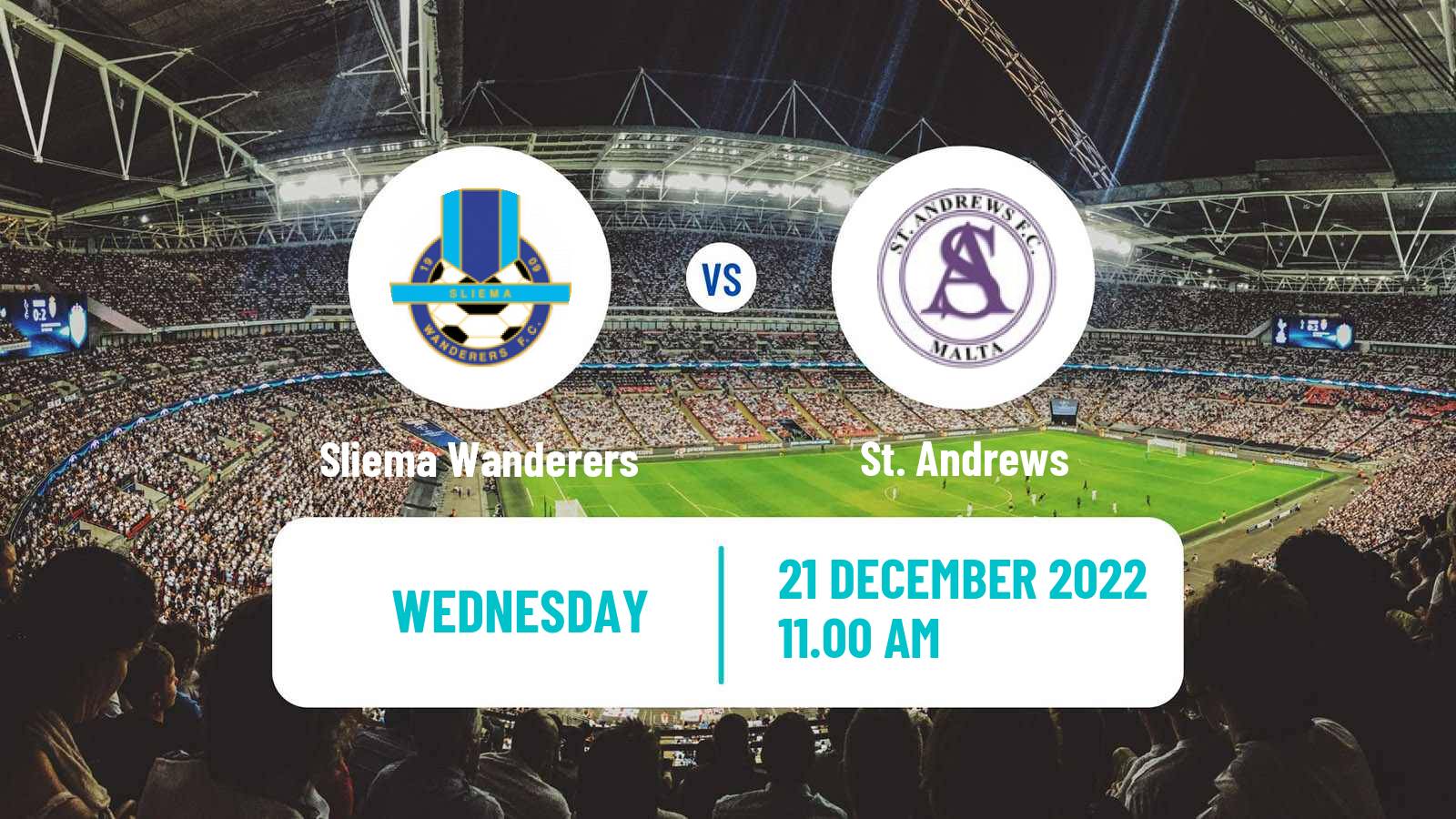 Soccer Maltese Challenge League Sliema Wanderers - St. Andrews
