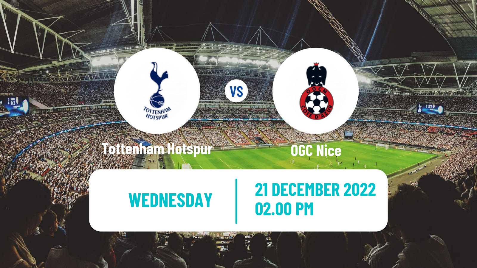 Soccer Club Friendly Tottenham Hotspur - Nice