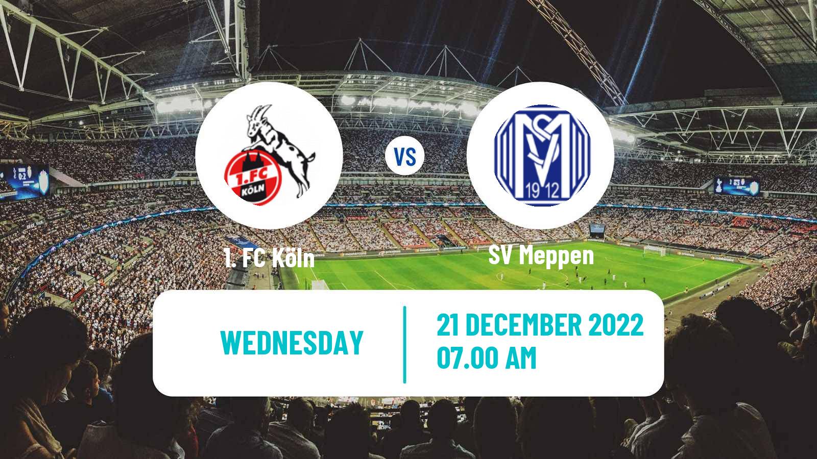 Soccer Club Friendly Köln - Meppen
