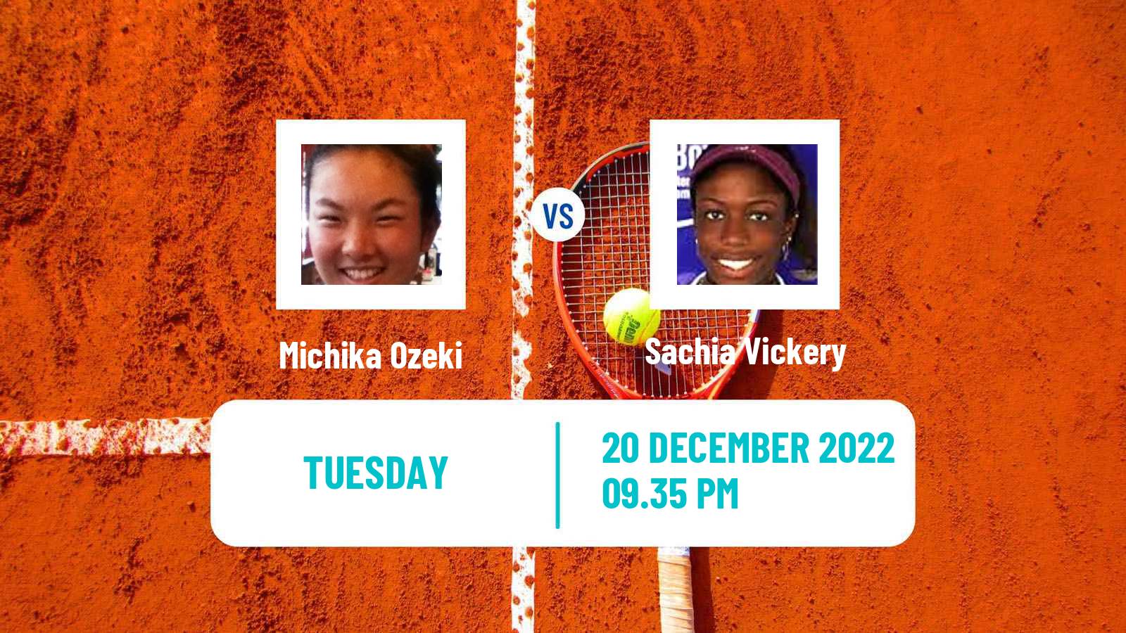 Tennis ITF Tournaments Michika Ozeki - Sachia Vickery