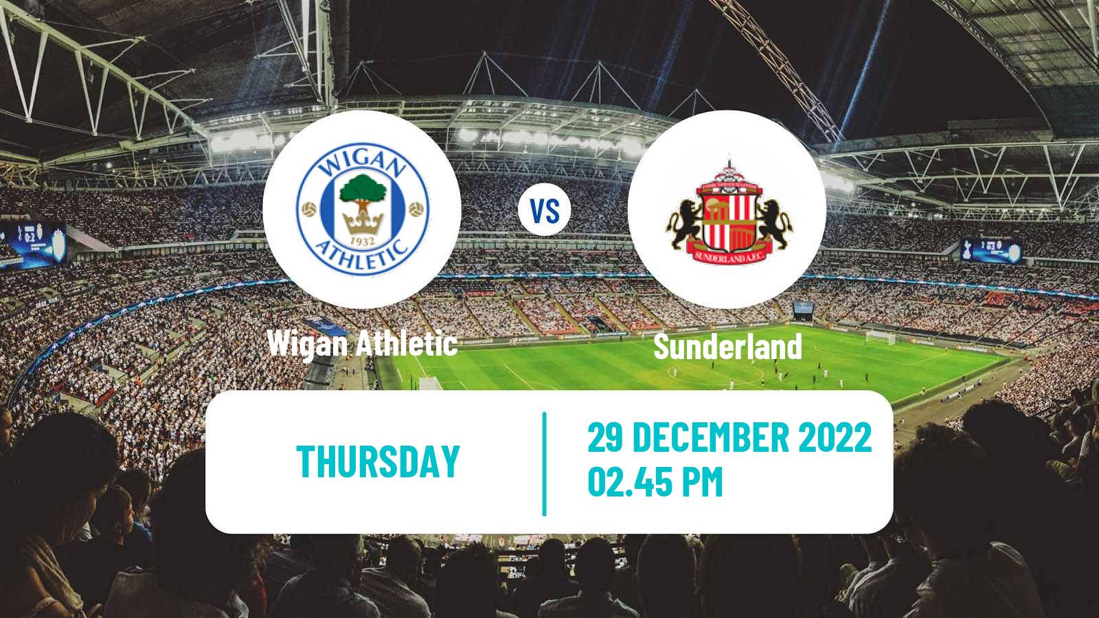 Soccer English League Championship Wigan Athletic - Sunderland