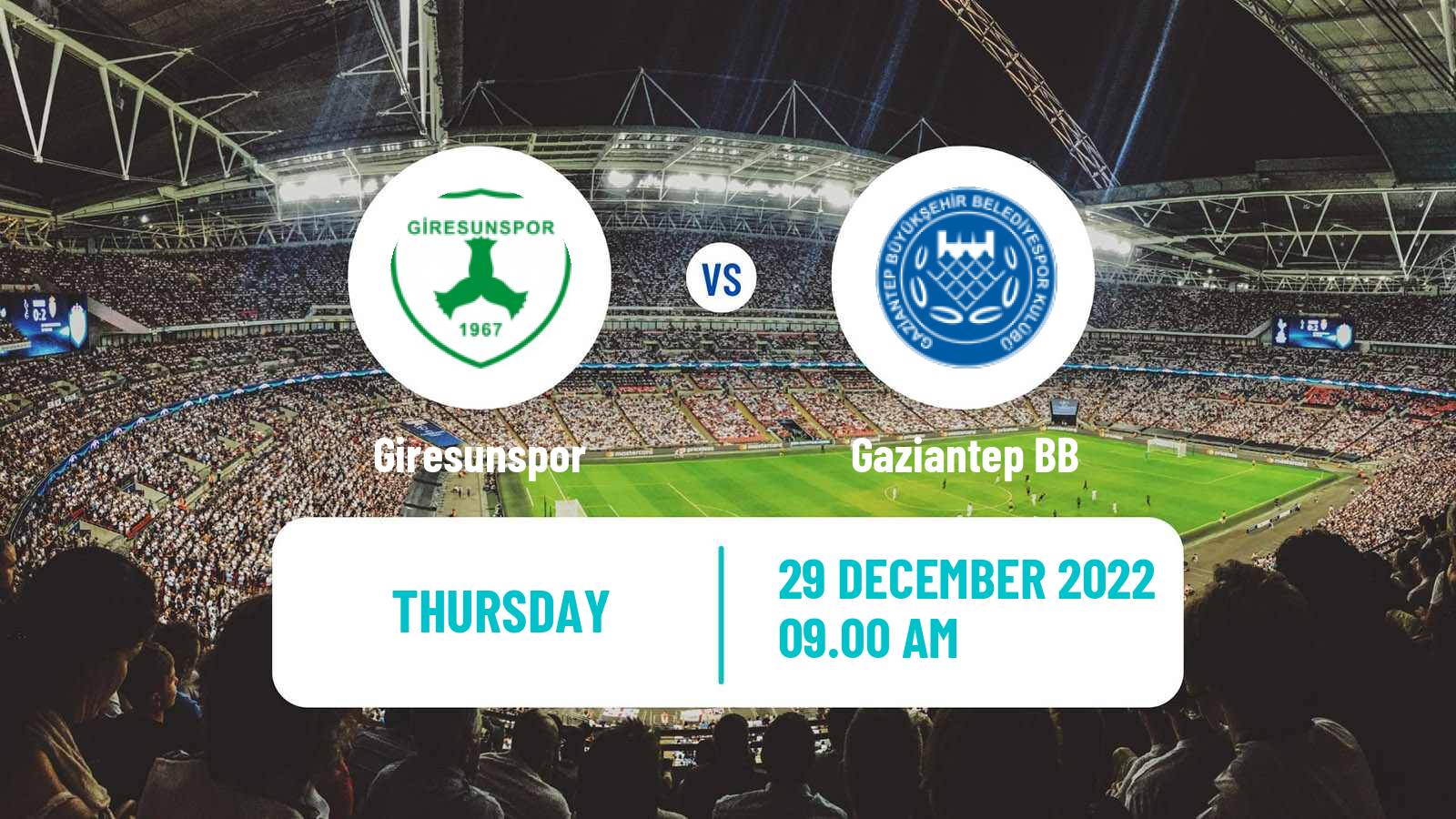 Soccer Turkish Super League Giresunspor - Gaziantep