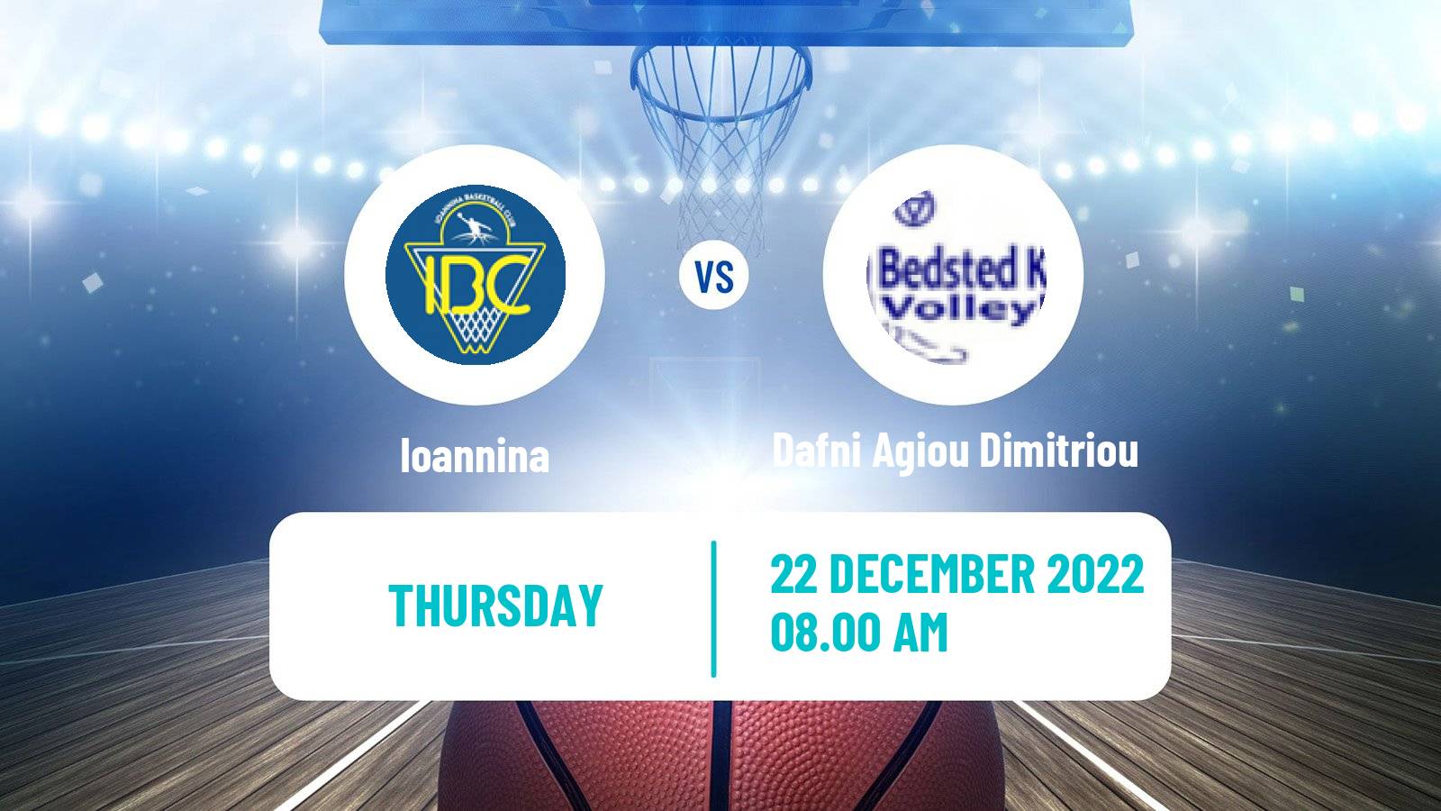 Basketball Greek Cup Basketball Women Ioannina - Dafni Agiou Dimitriou