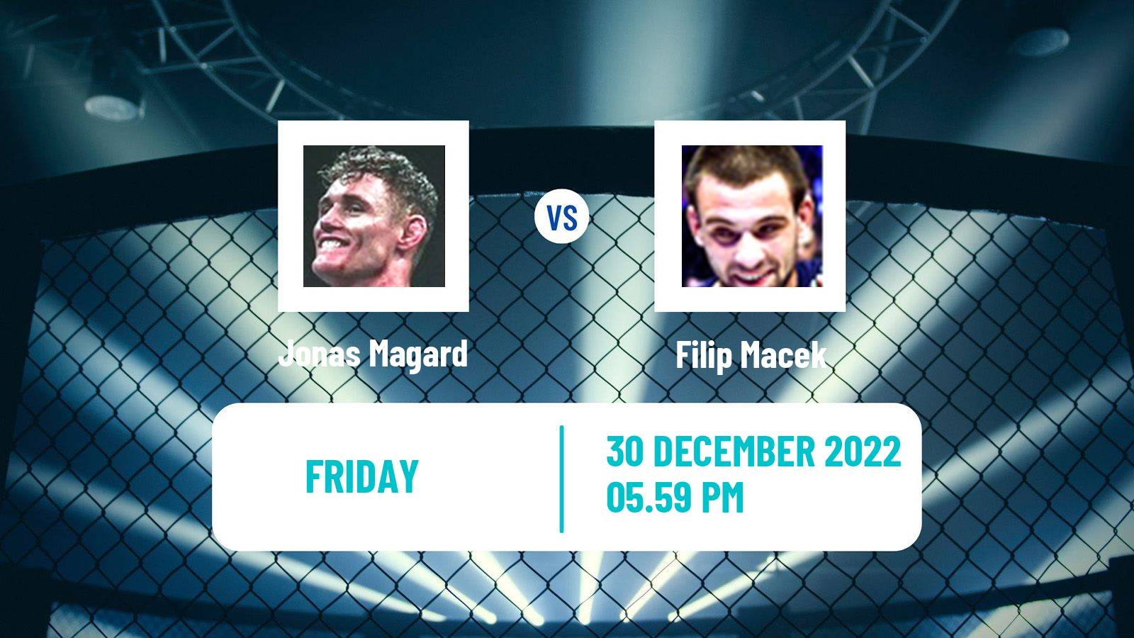 MMA MMA Jonas Magard - Filip Macek