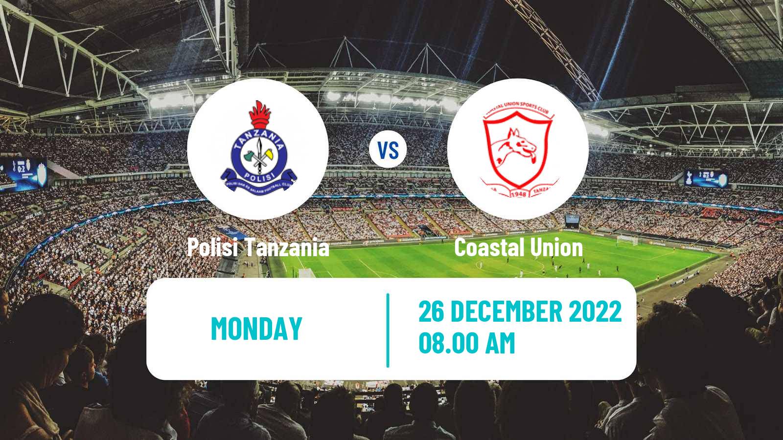 Soccer Tanzanian Premier League Polisi Tanzania - Coastal Union