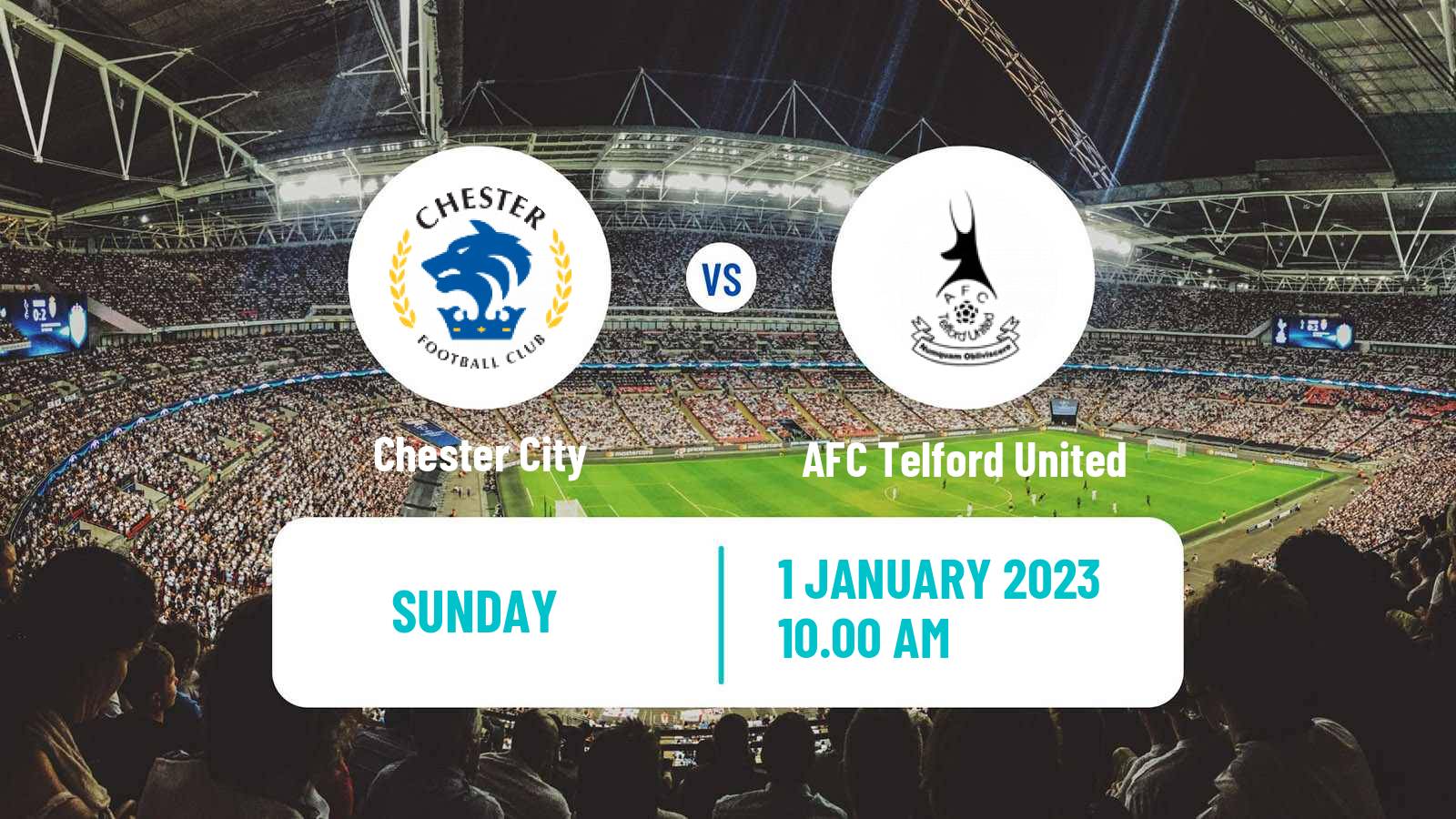 Soccer English National League North Chester - AFC Telford United