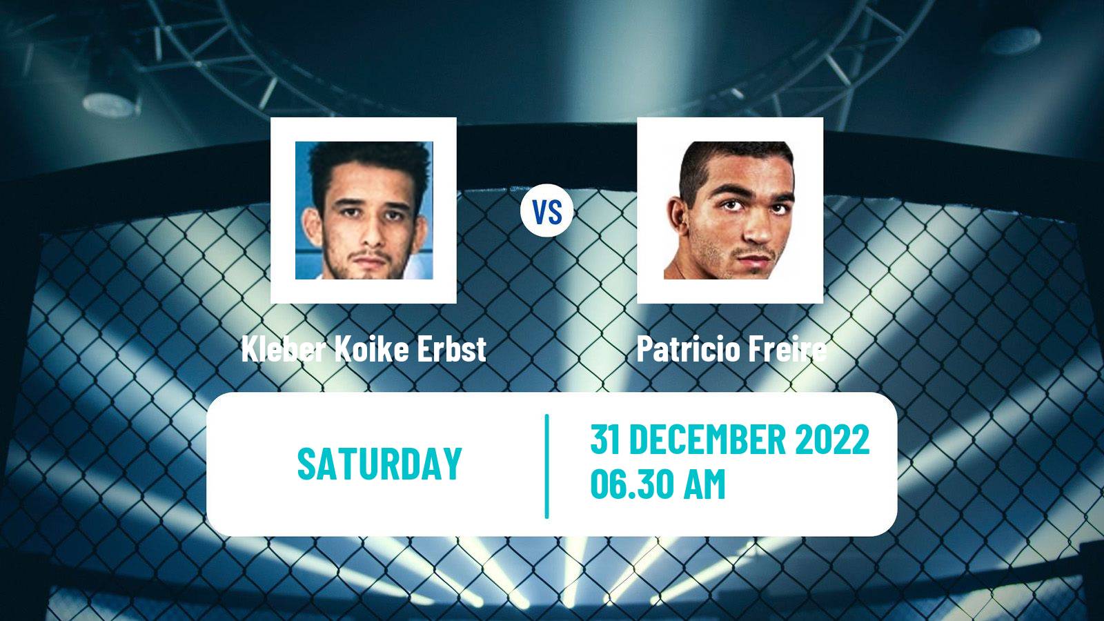 MMA MMA Kleber Koike Erbst - Patricio Freire