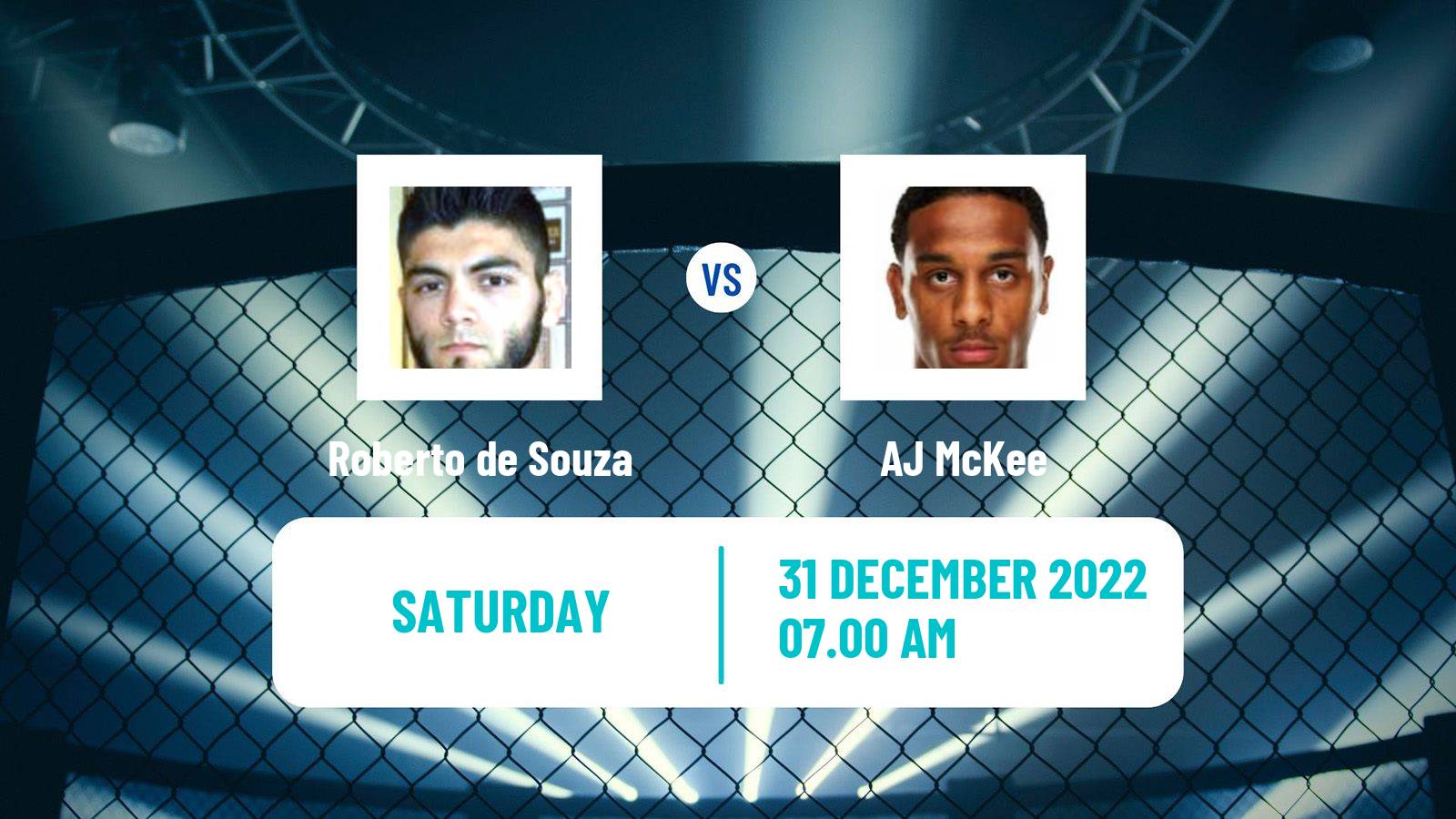 MMA MMA Roberto de Souza - AJ McKee