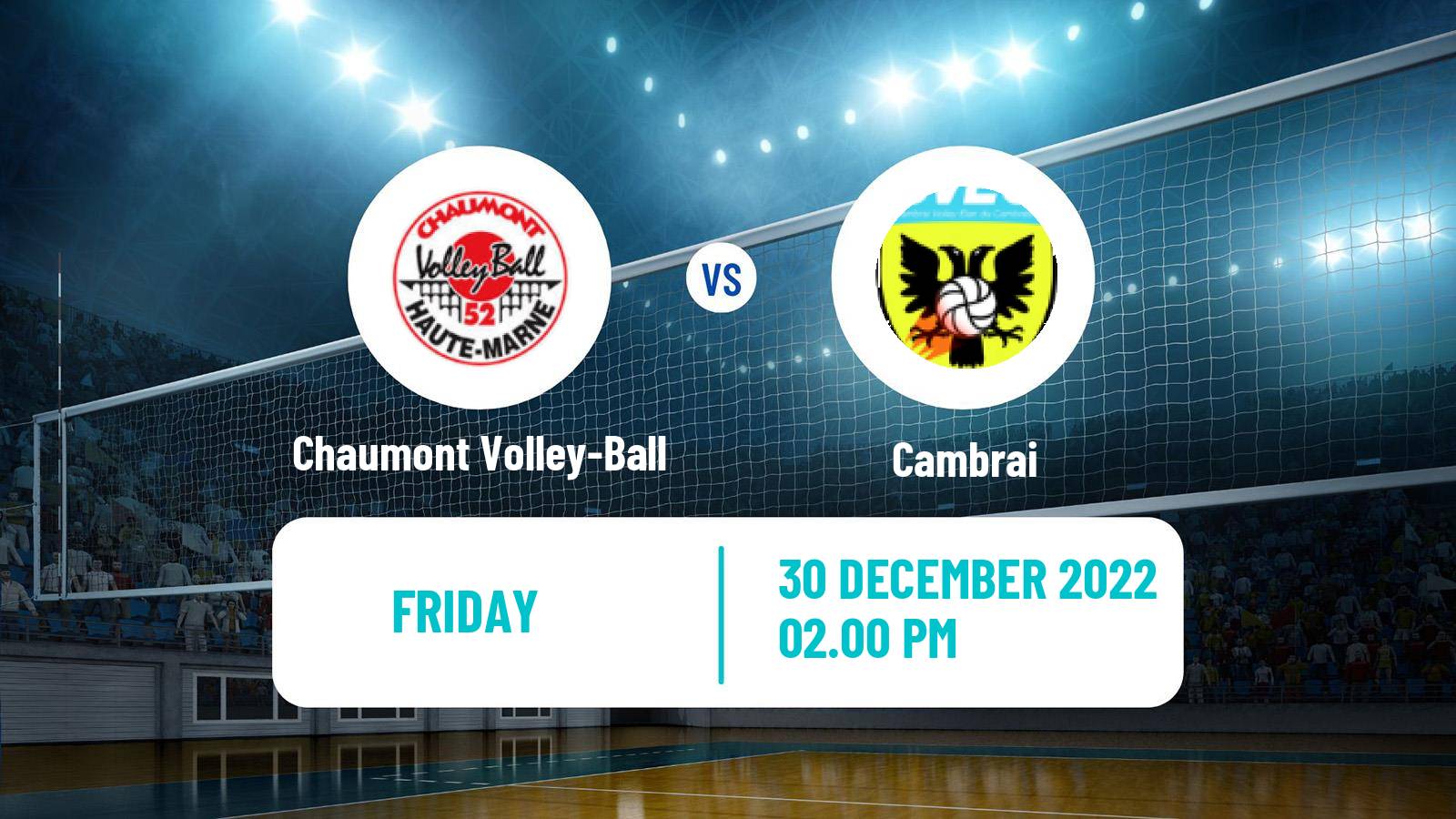 Volleyball French Ligue A Volleyball Chaumont Volley-Ball - Cambrai