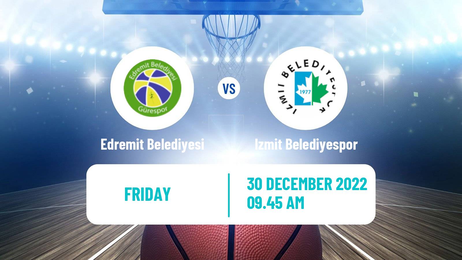 Basketball Turkish TKBL Women Edremit Belediyesi - Izmit Belediyespor