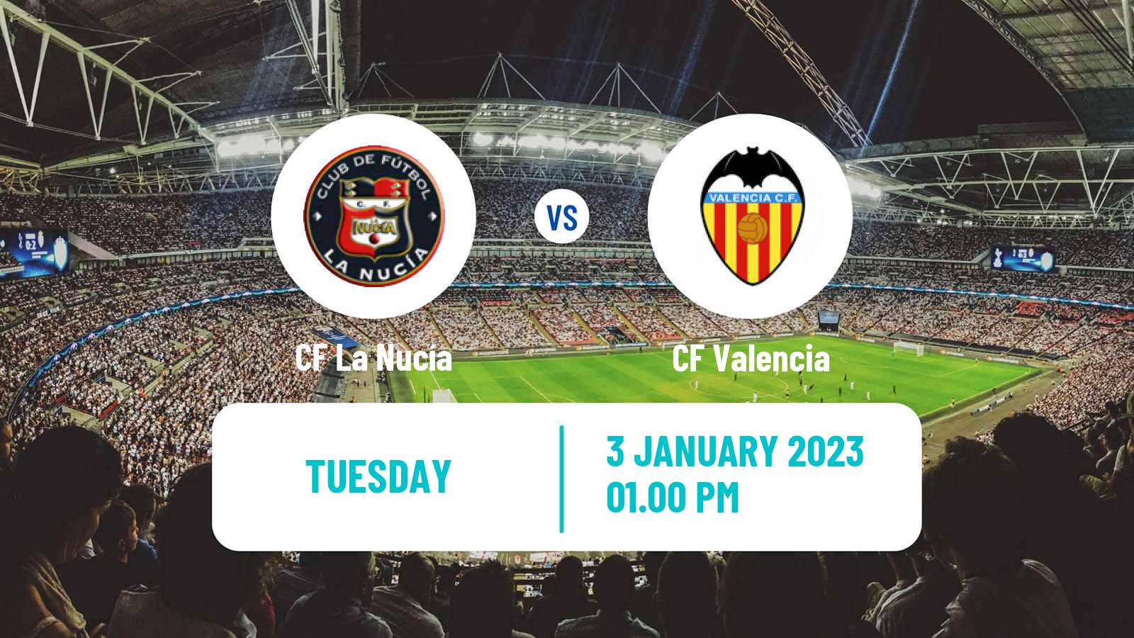 Soccer Spanish Copa del Rey La Nucía - Valencia
