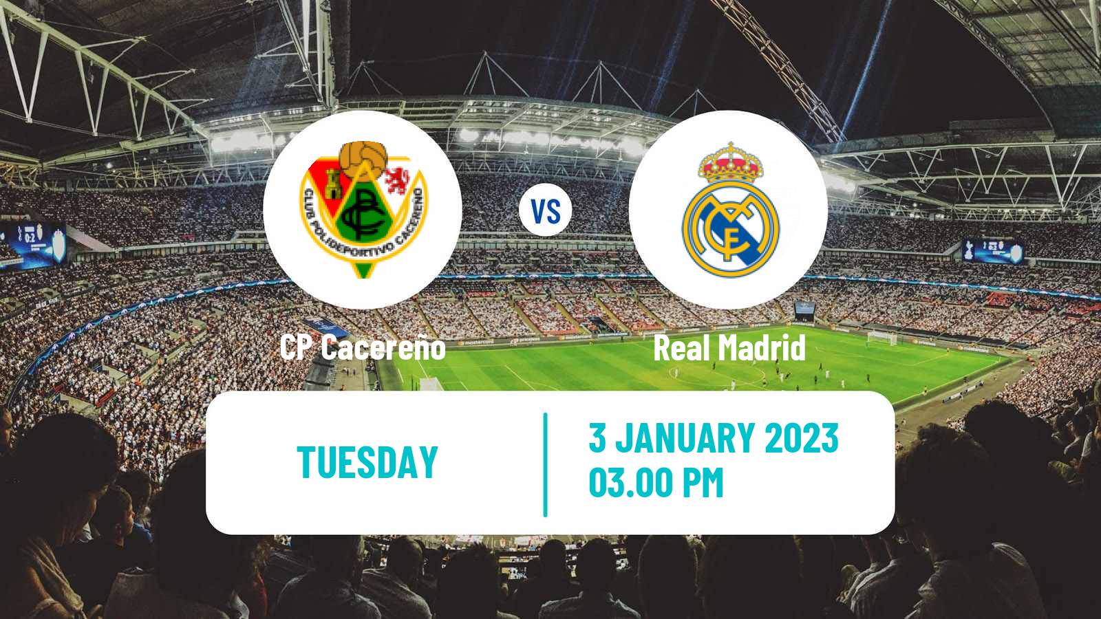 Soccer Spanish Copa del Rey Cacereño - Real Madrid