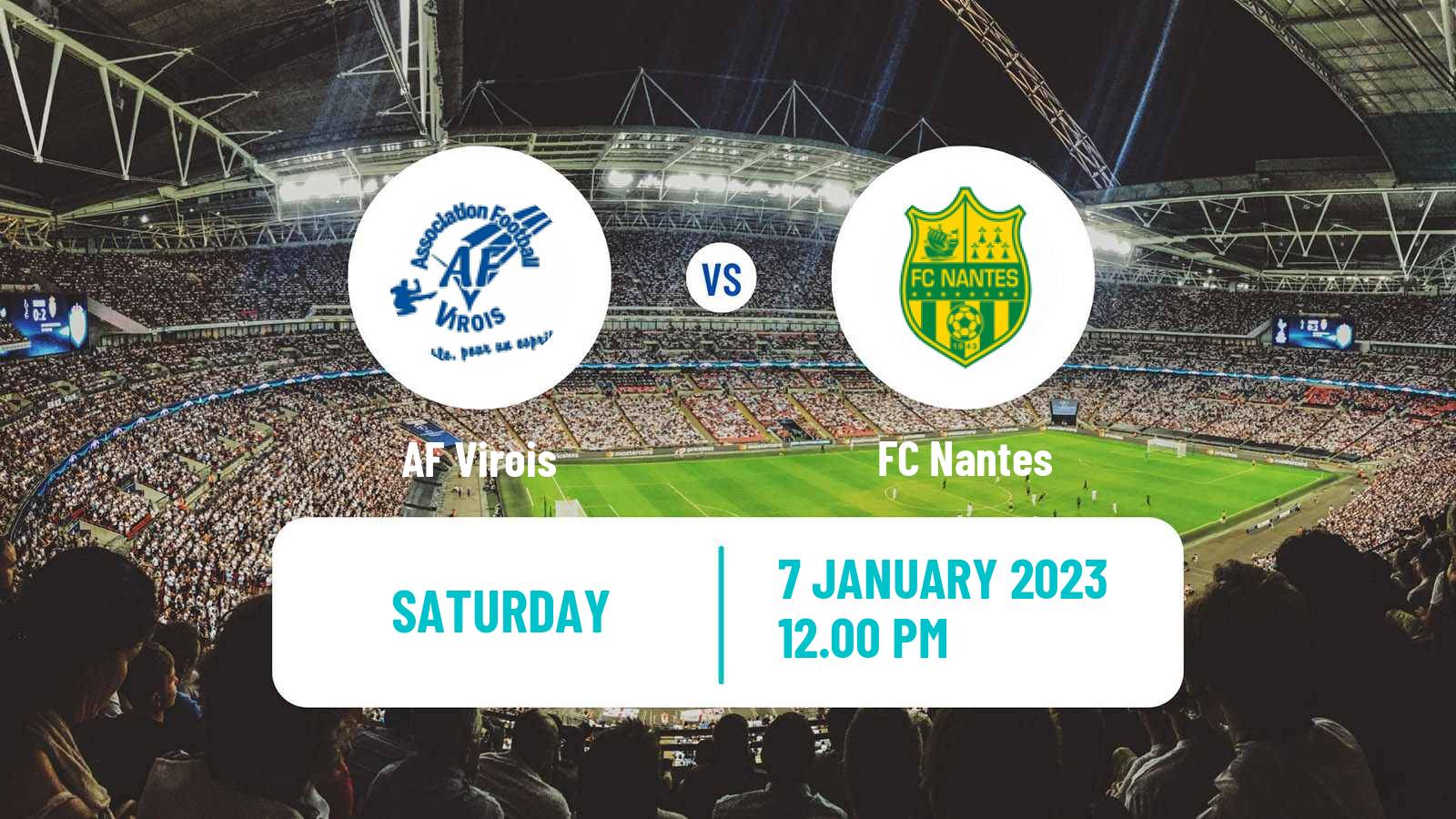 Soccer Coupe De France Virois - Nantes