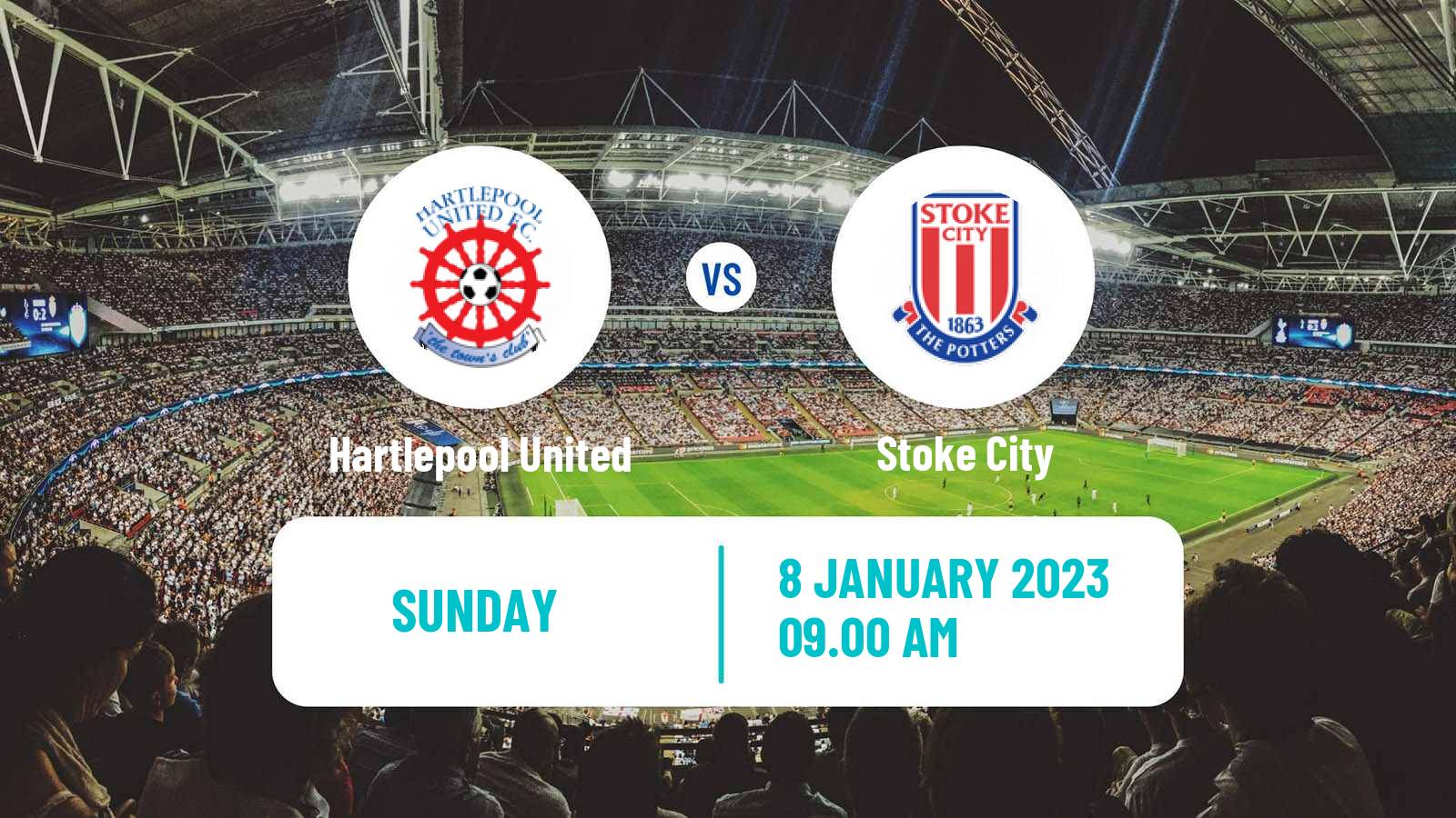 Soccer English FA Cup Hartlepool United - Stoke City