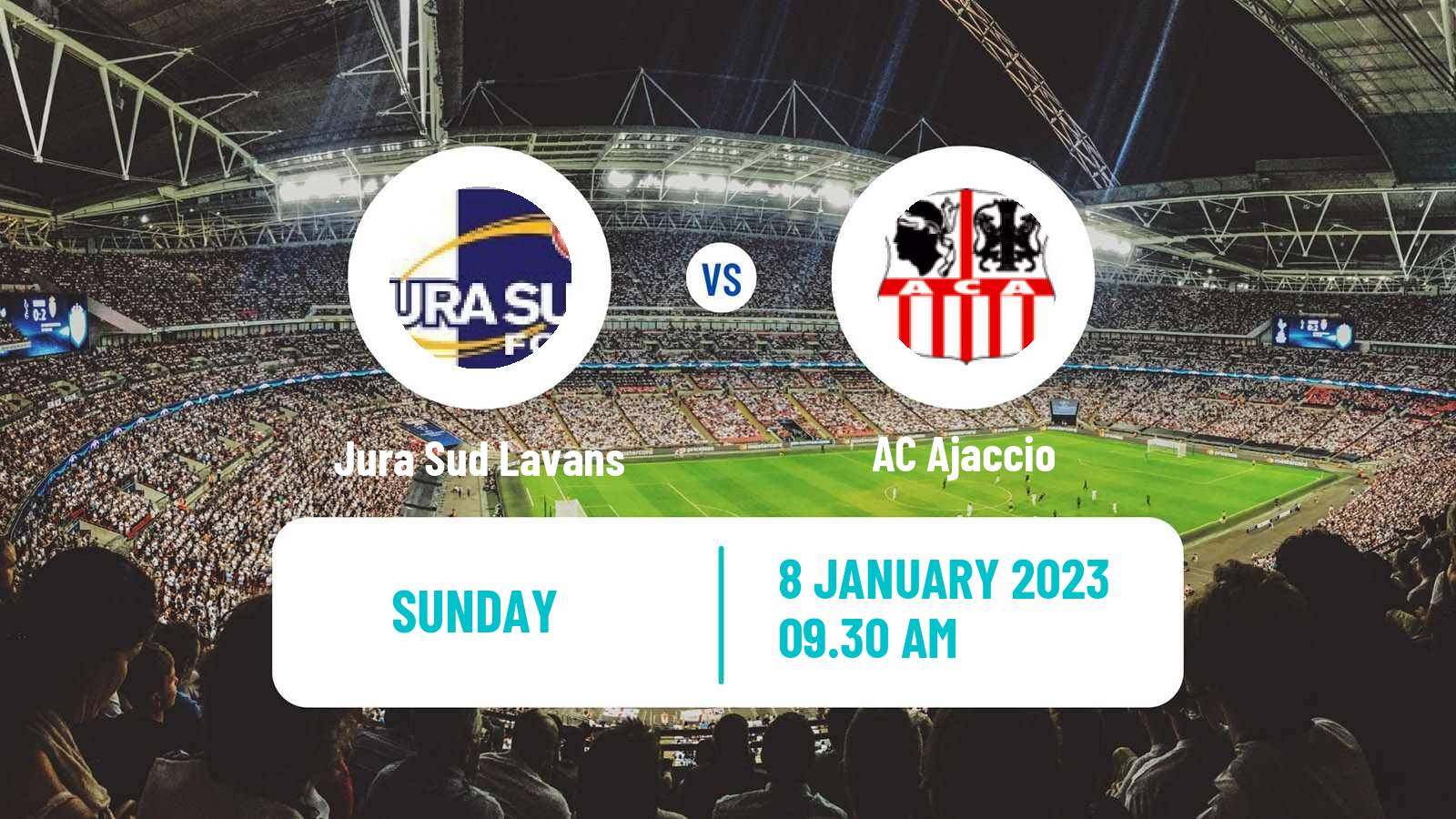 Soccer Coupe De France Jura Sud Lavans - Ajaccio