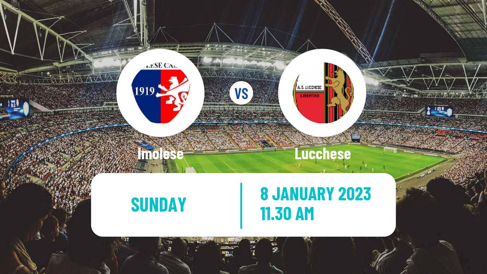 Soccer Italian Serie C Group B Imolese - Lucchese