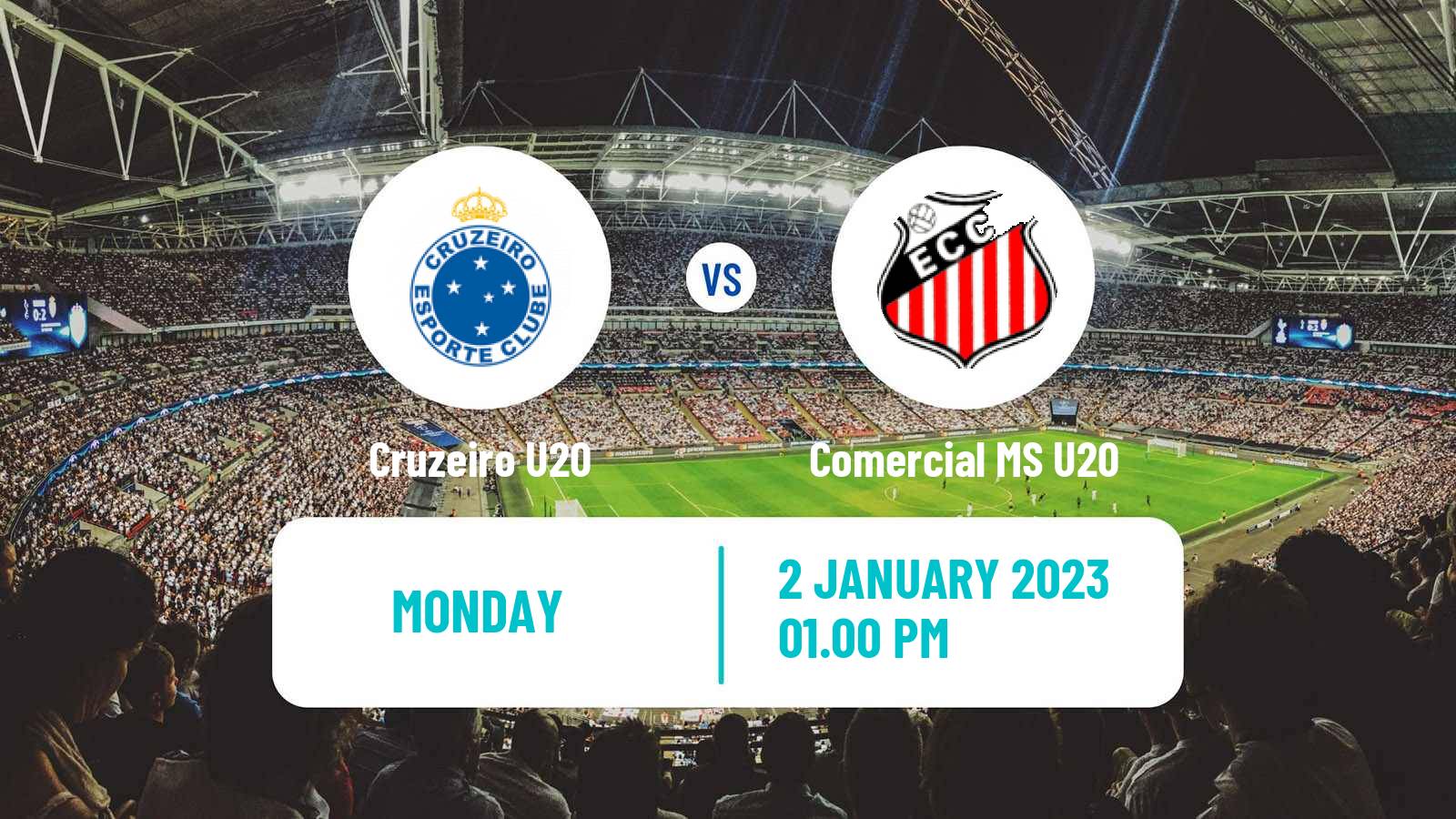 Soccer Brazilian Copa Sao Paulo de juniores Cruzeiro U20 - Comercial MS U20