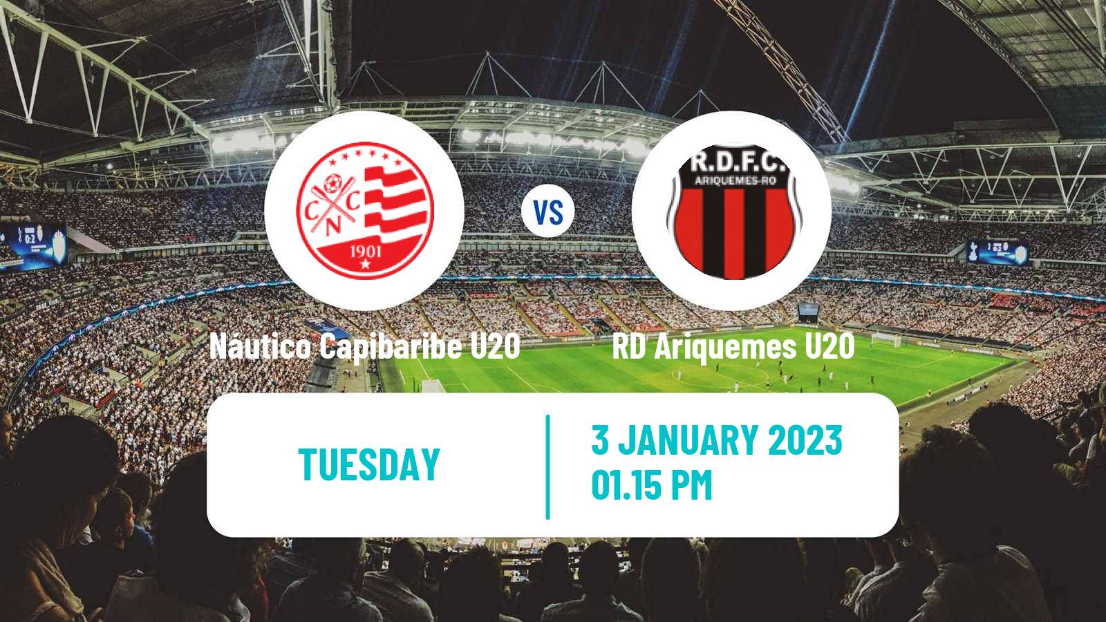 Soccer Brazilian Copa Sao Paulo de juniores Náutico Capibaribe U20 - RD Ariquemes U20