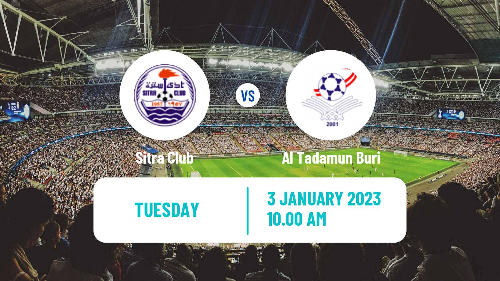 Soccer Bahraini Cup Sitra - Al Tadamun Buri