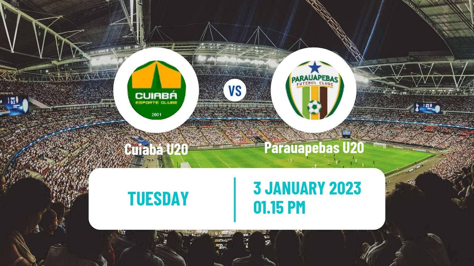 Soccer Brazilian Copa Sao Paulo de juniores Cuiabá U20 - Parauapebas U20